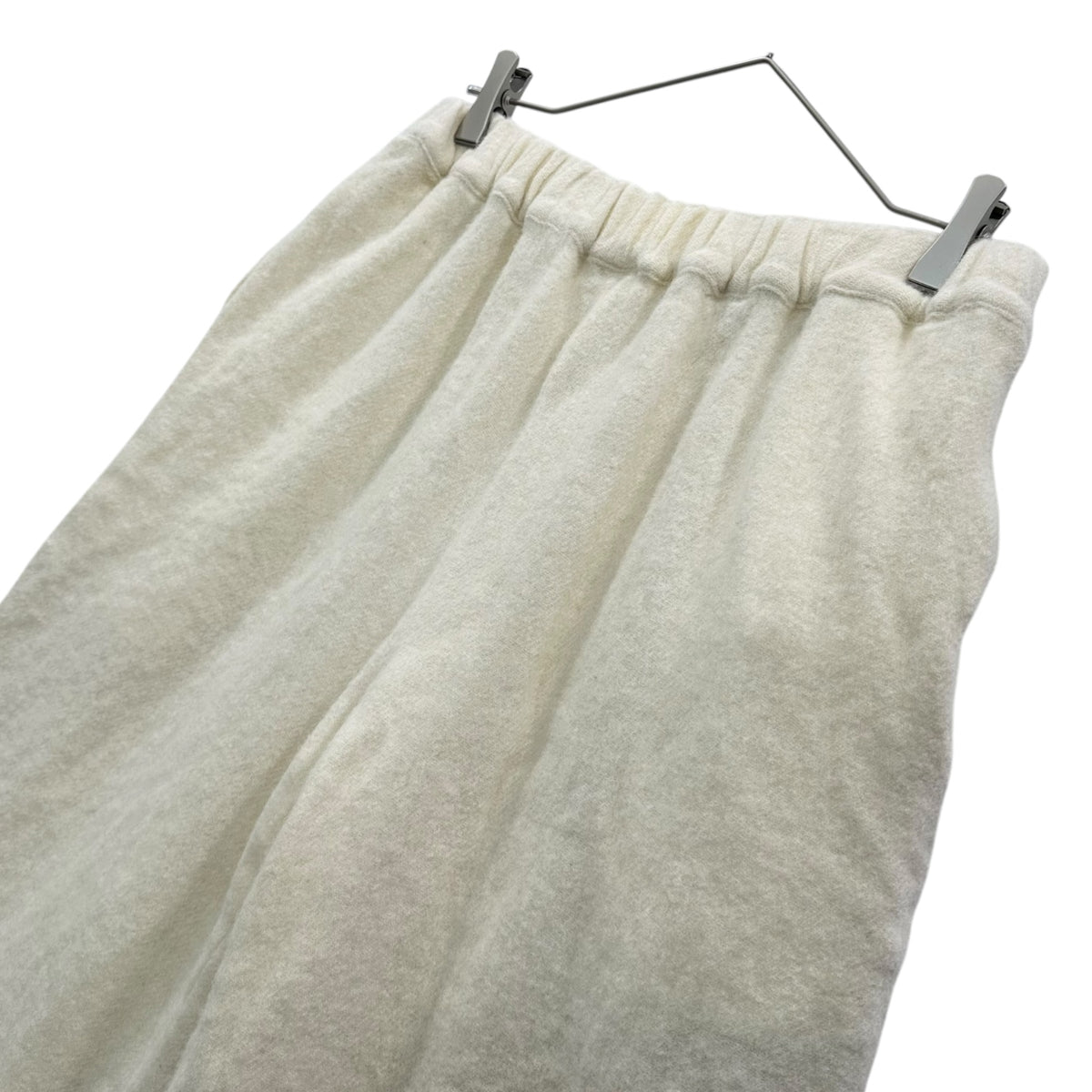 COMME des GARCONS GIRL(コムデギャルソンガール) 2025AW Milled wool cropped pants ウール縮絨 クロップド パンツ NP-P006 S ホワイト AD2025
