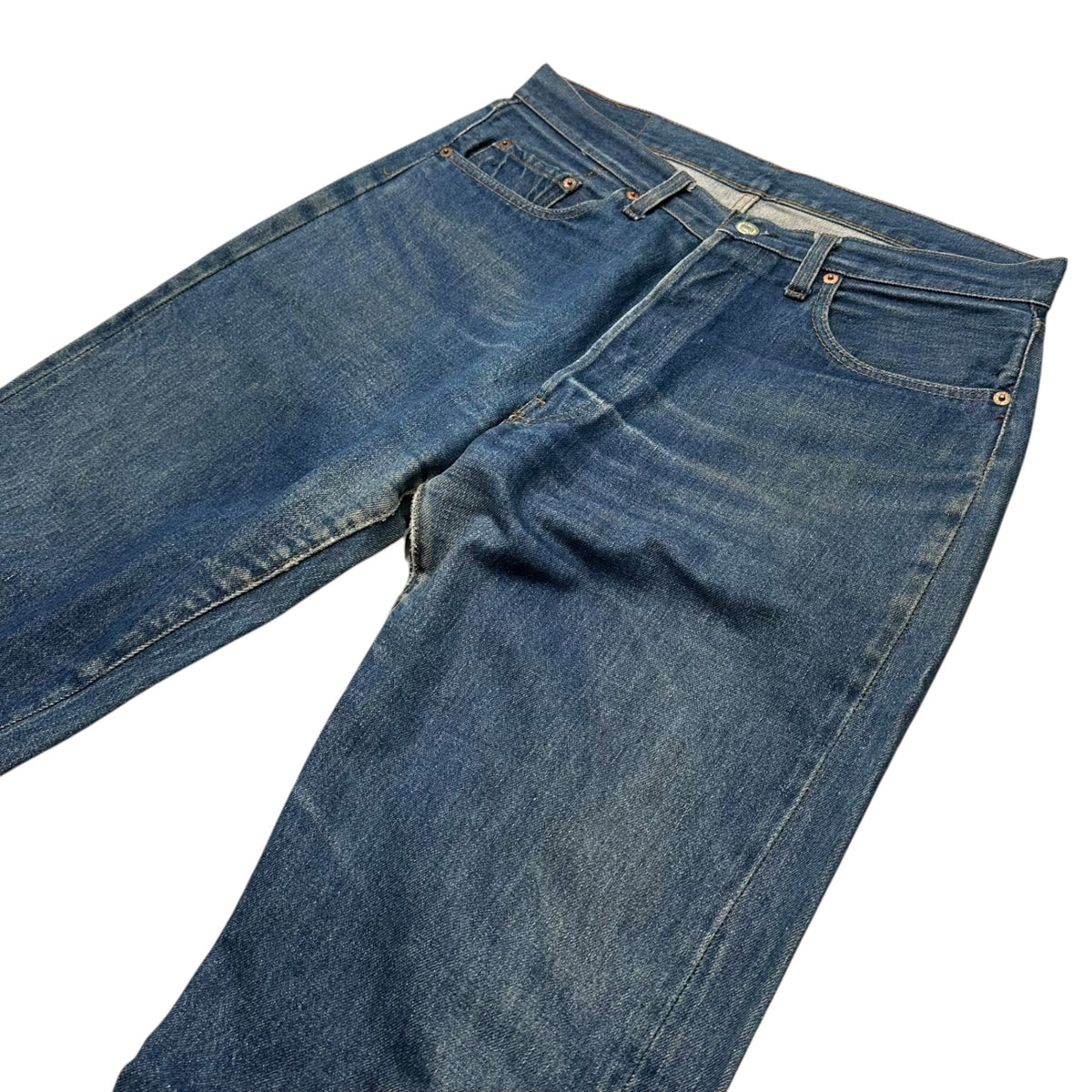 Levi's(リーバイス) 1980’s 80’s 501 late 66 Vintage Denim Pants 66後期 ヴィンテージ デニム パンツ W35(実寸約88cm) インディゴ 80年5月製造 6刻印 セルビッチ ヴィンテージ 収縮8%