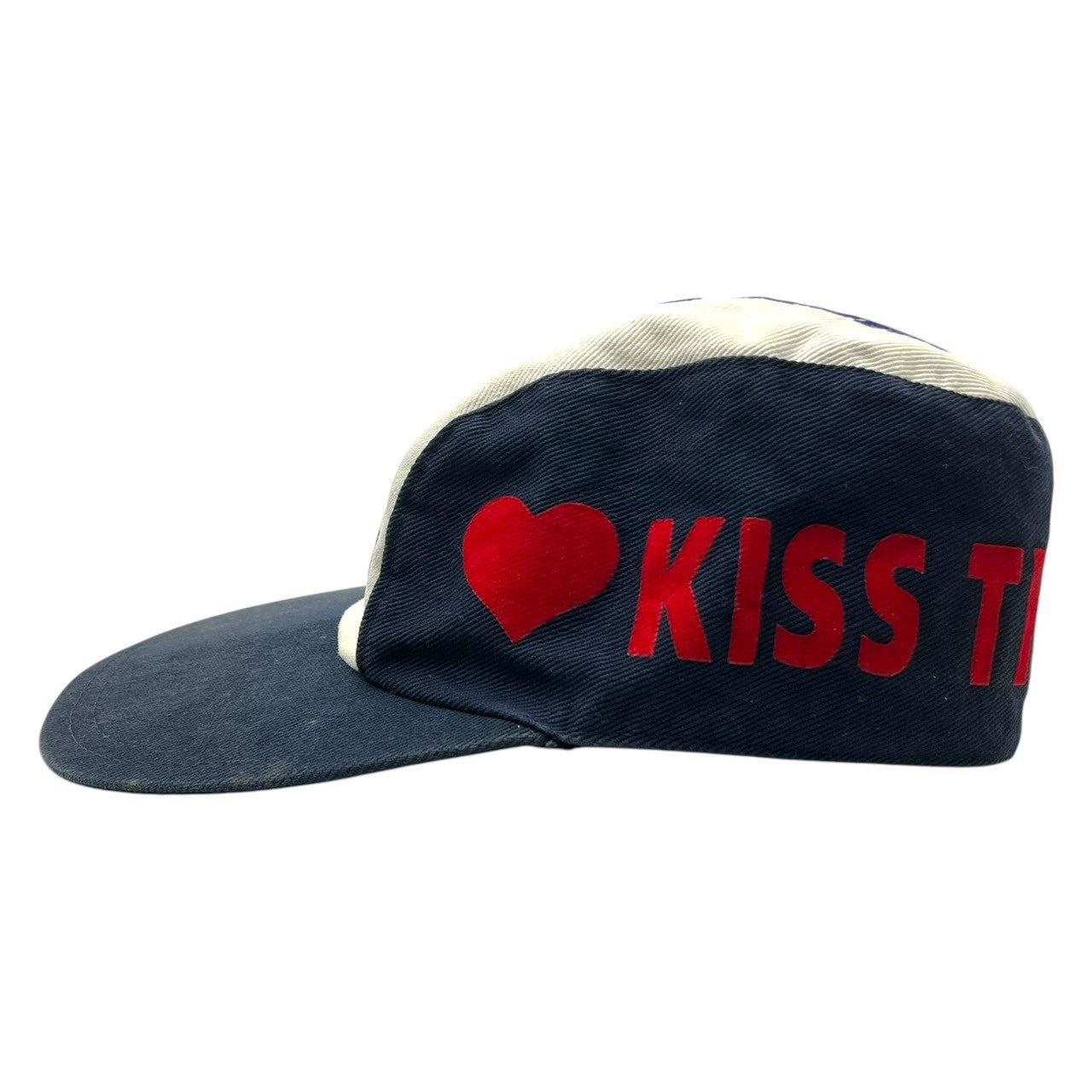 W.&L.T.(ウォルト) Vintage PukPuk Cap ヴィンテージ パクパク キャップ 2 ネイビー×ホワイト MADE IN ITALY 稀少品