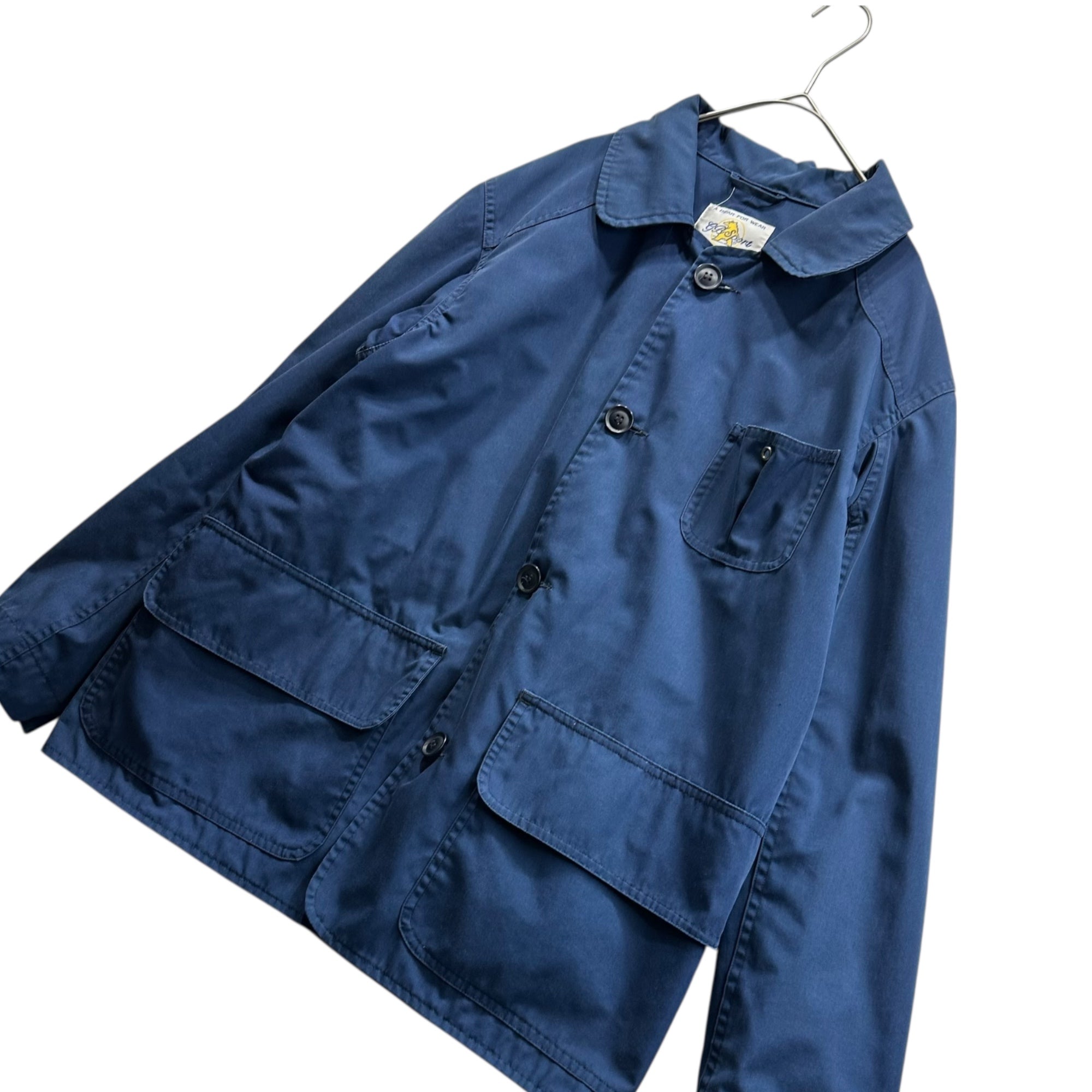 GBSPORT for SHIPS(ジービースポーツ × シップス) Cotton L/S Work Jacket コットン 長袖 ワークジャケット S ブルー