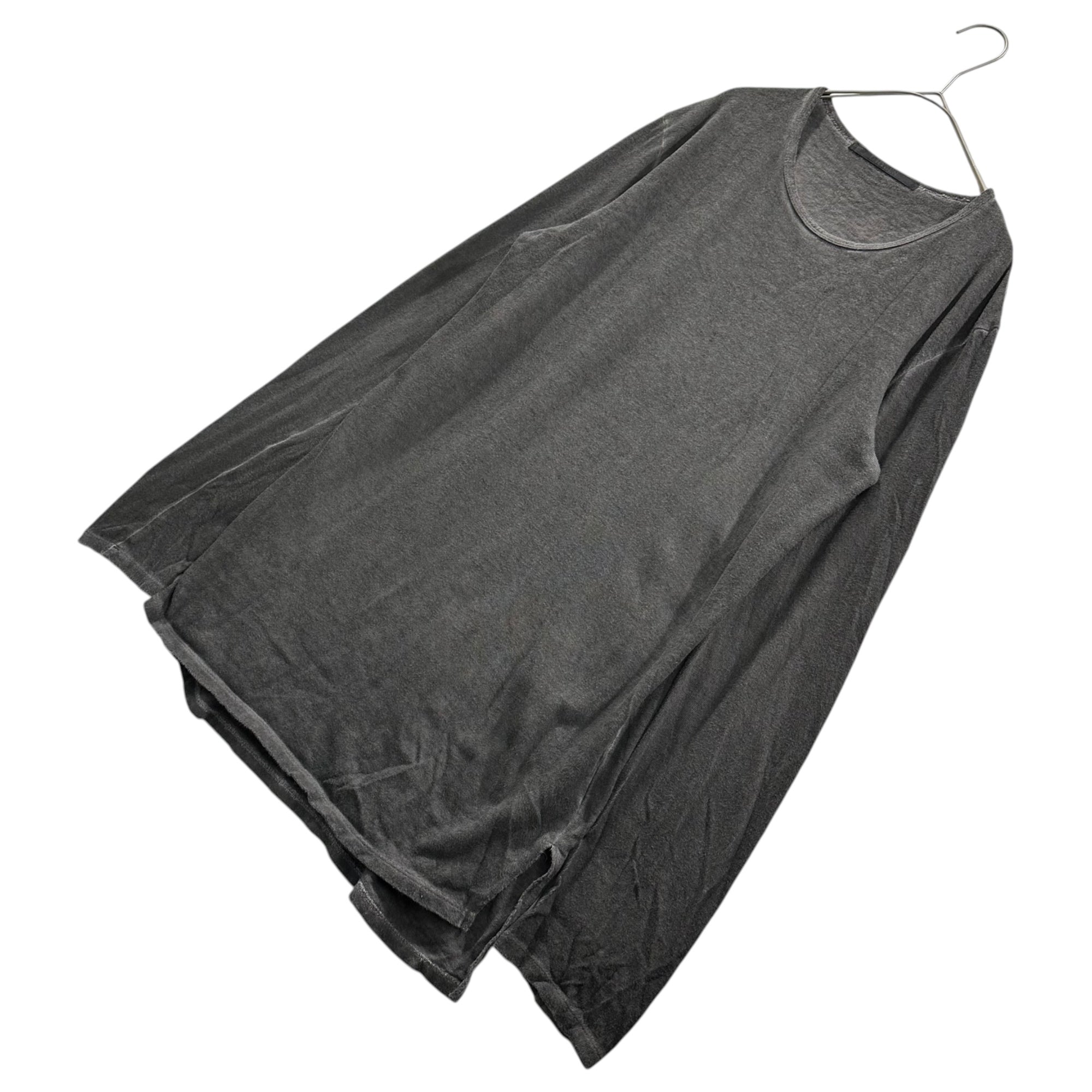 D.HYGEN(ディーハイゲン) Cold-dyed L/S T-Shirt コールド ダイ 長袖 Tシャツ カットソー ST101-00138A 2(M程度) グレー