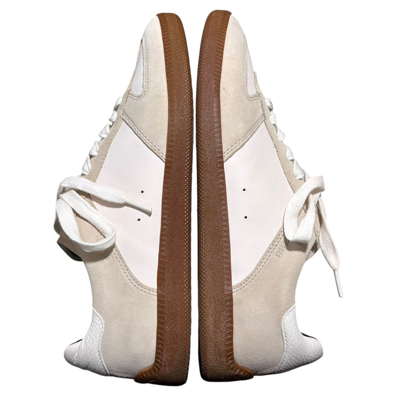 COACH(コーチ) GERMAN TRAINER ジャーマン トレーナー G1555 27cm ホワイト×グレー ローカット シューズ スニーカー レザー 箱付