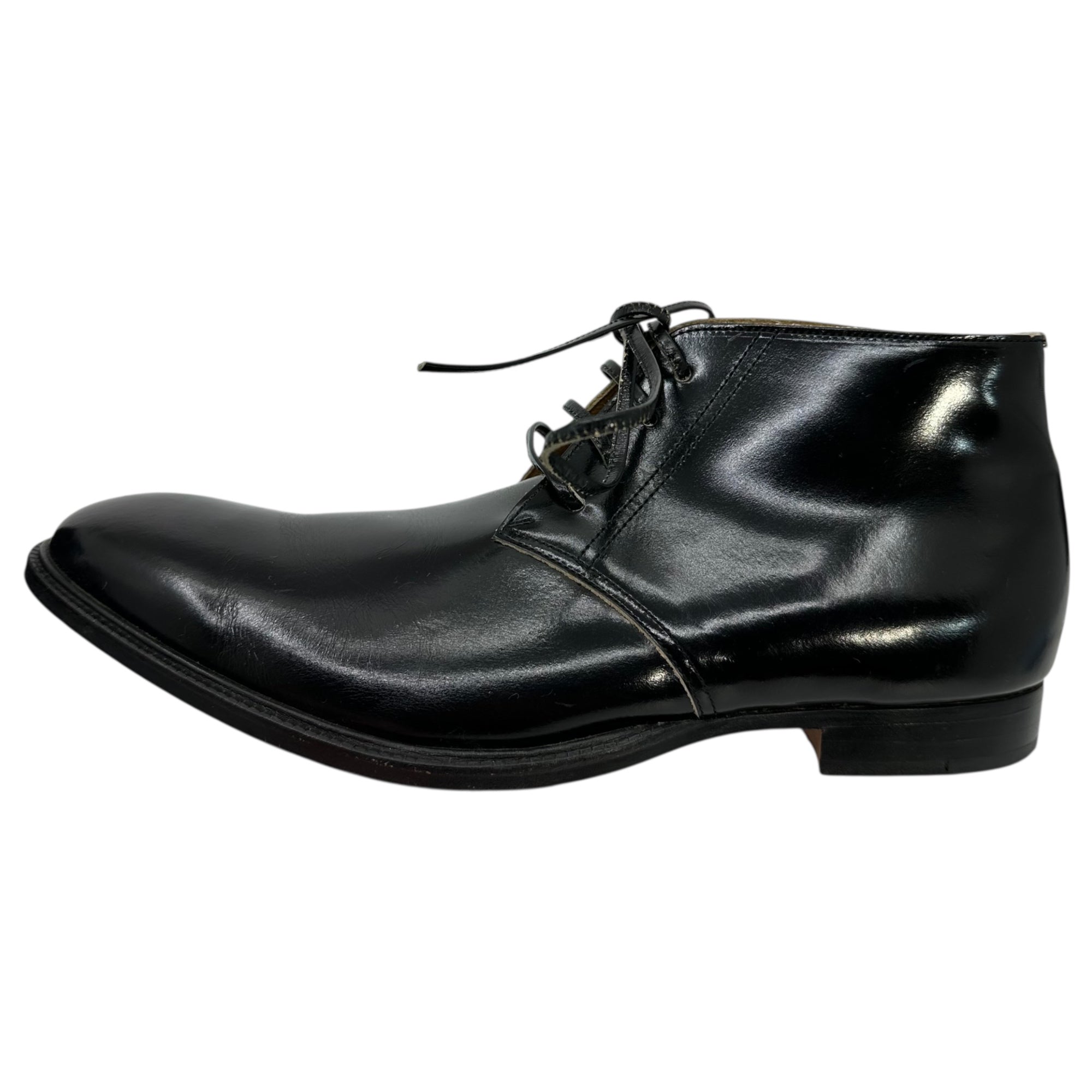 COMME des GARCONS JUNYA WATANABE(コムデギャルソンジュンヤワタナベ) Leather Chukka Boots レザー チャッカー ブーツ M(24cm程度) ブラック 革靴 シューズ