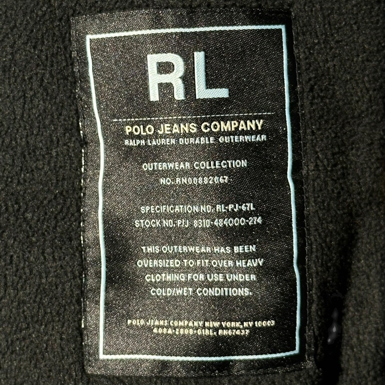 POLO JEANS(ポロジーンズラルフローレン) 00's Big Size Mountain Parka ビッグサイズ マウンテンパーカー XL ネイビー×グレー
