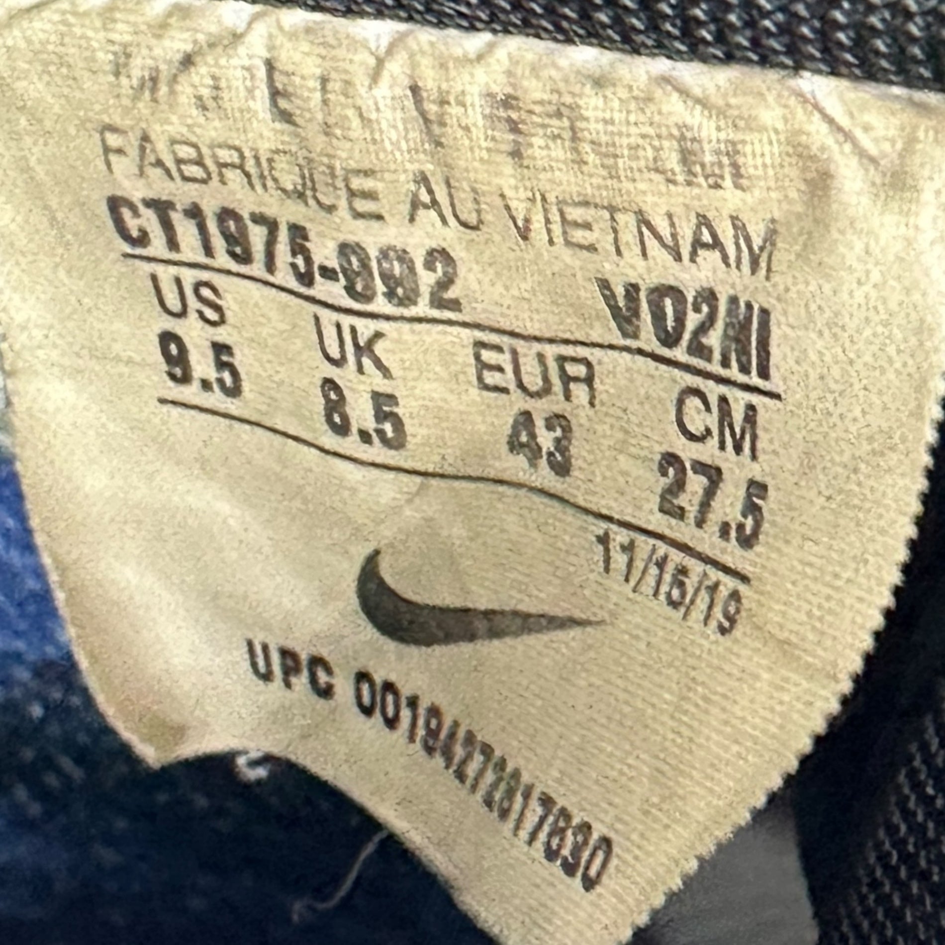 NIKE(ナイキ) ×KARABO POPPY BY YOU AIR FORCE 1 LOW カラボ ポピー エアフォース1 CT1975-992 27.5cm ブラック NIKE By You ID ローカット スニーカー