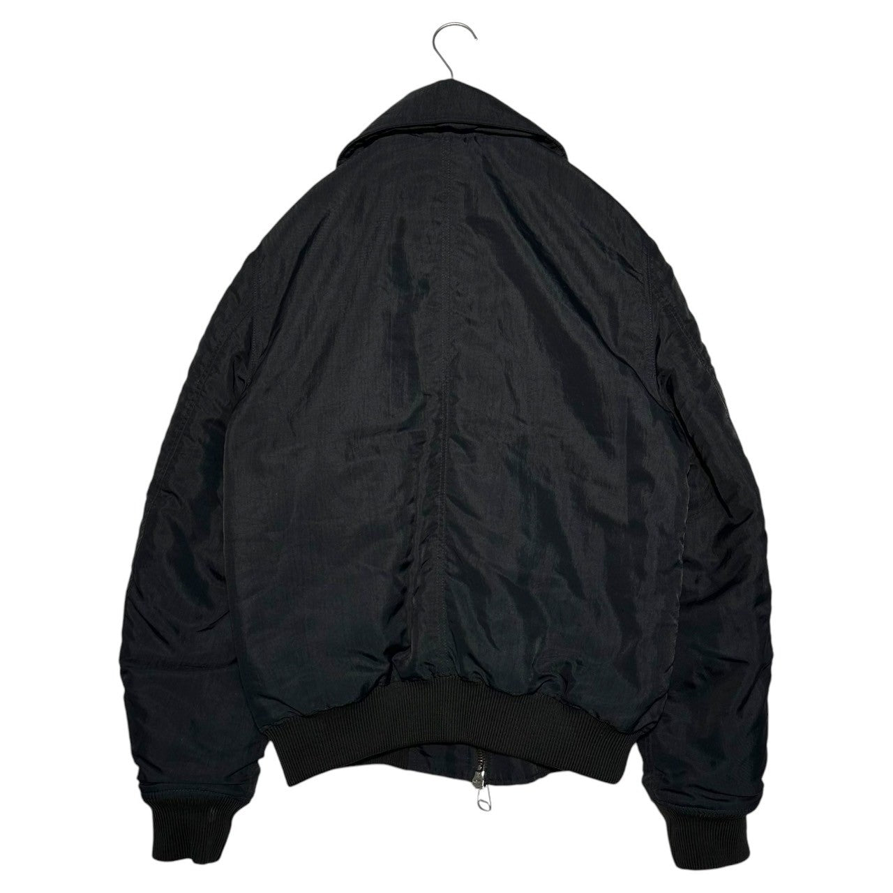 Acne(アクネ) 10AW Sheep Shearling Collar Flight Bomber Jacket 襟 シープ ムートン フライト ボンバー ジャケット CM YE BA 0121 46(S程度) ブラック×ベージュ アーカイブ