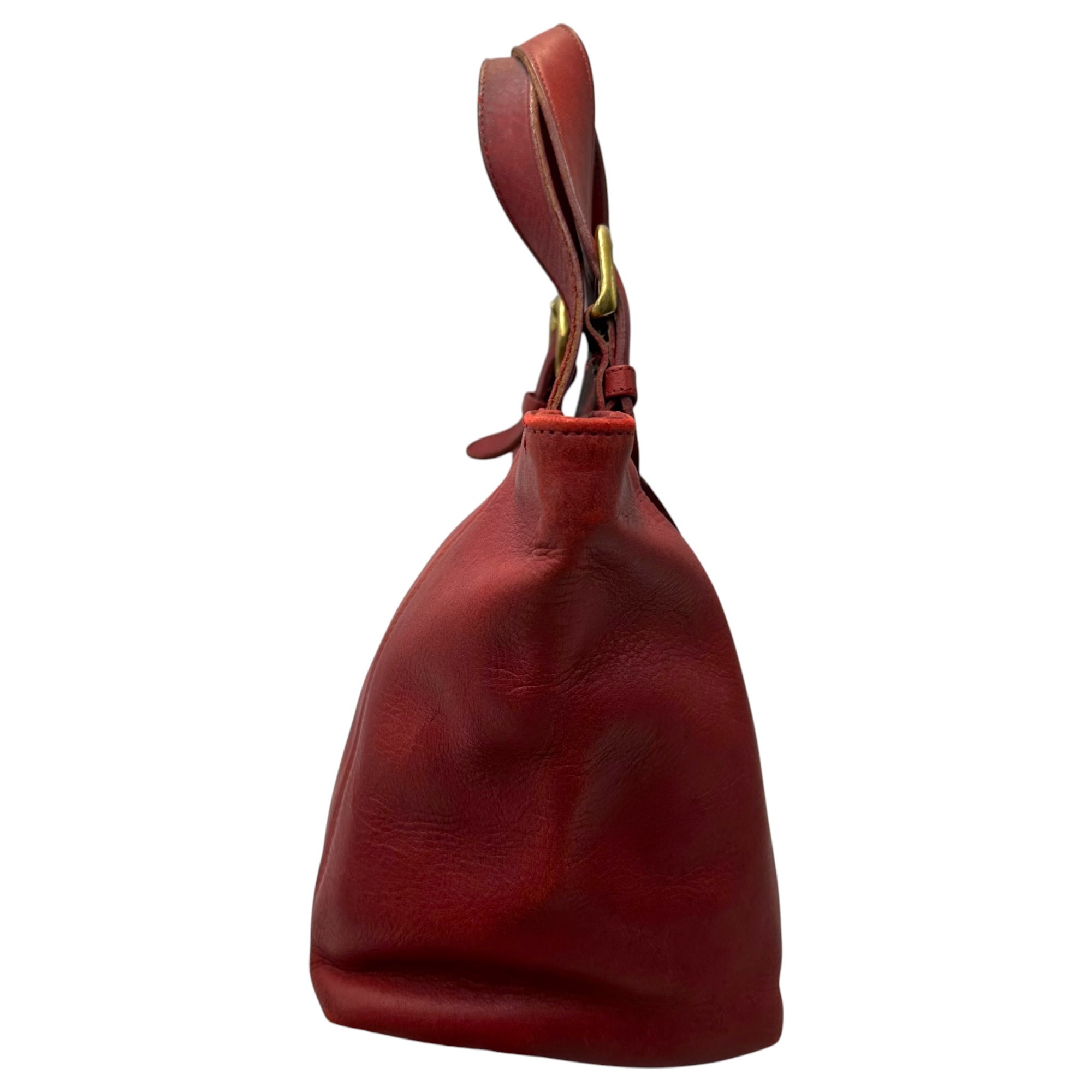 COACH(コーチ) Leather Mini Tote Bag レザー ミニ トート バッグ 4133 レッド ハンド OLD オールド