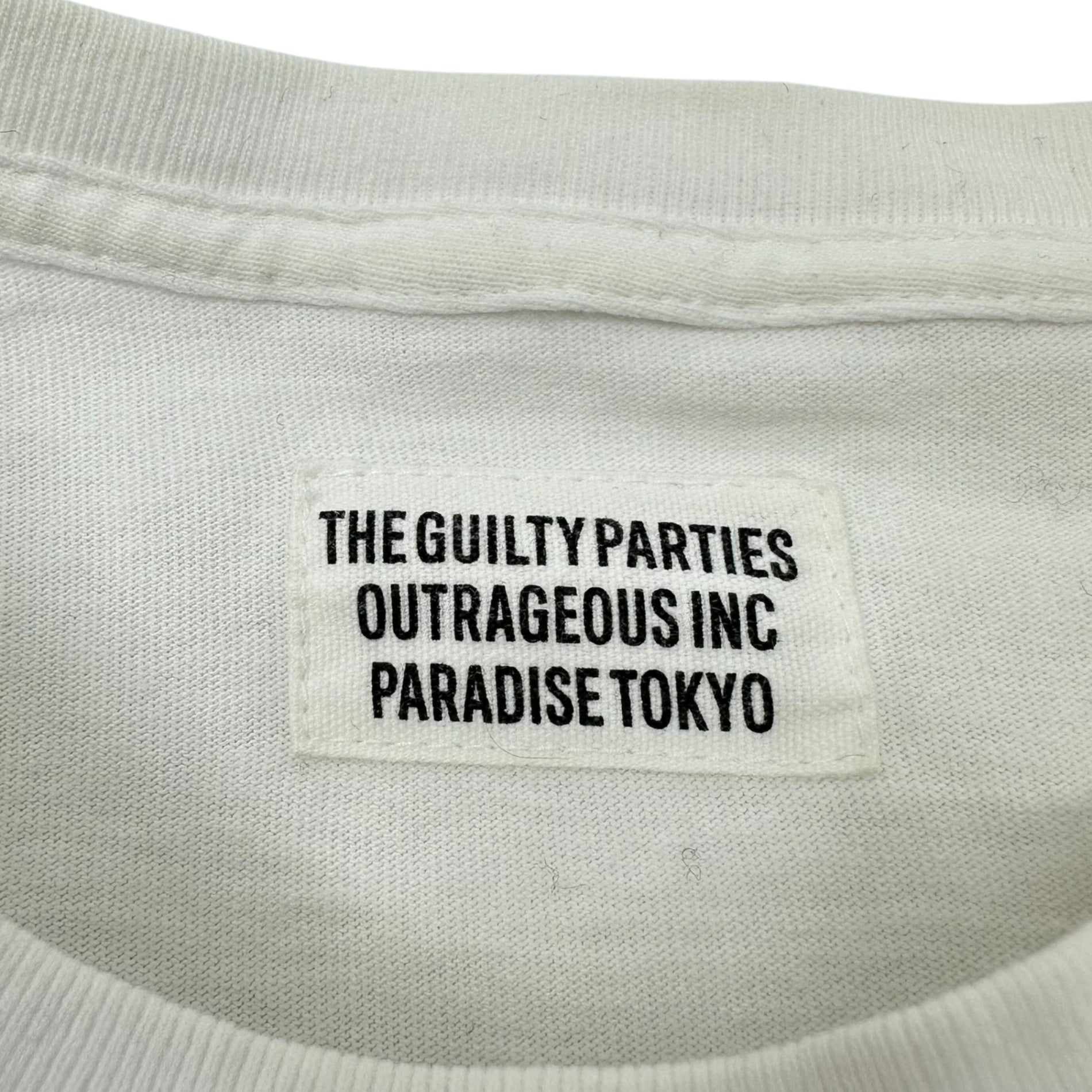 WACKO MARIA(ワコマリア) ”DISCO DEVIL”CREW NECK LONG SLEEVE T-SHIRTS プリント 長袖 クルーネック Tシャツ 19SS-WMT-LT01 M ホワイト カットソー