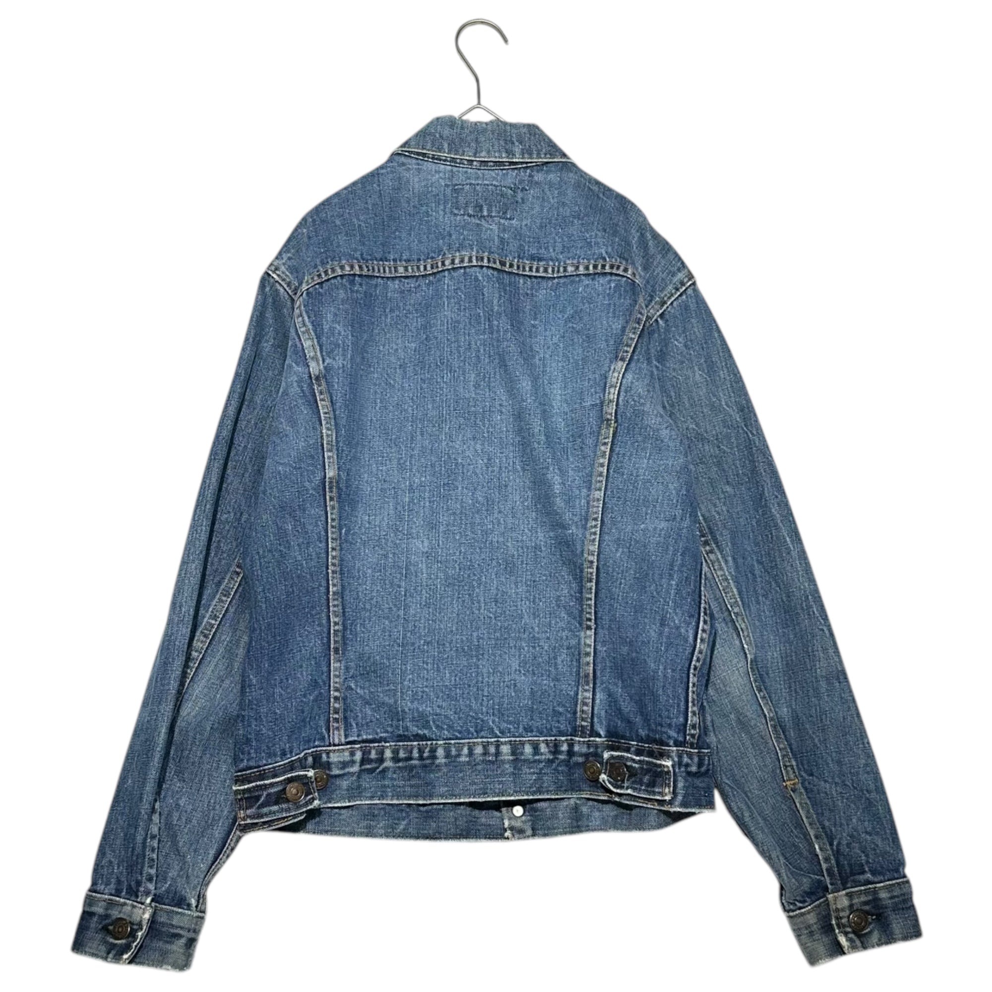 Levi's(リーバイス) 60's~70's 70505 BIG E vintage denim trucker jacket ヴィンテージ デニム トラッカー ジャケット 70505 表記無し(L程度) インディゴ 68~71年製造 古着 ボタン裏52 4th