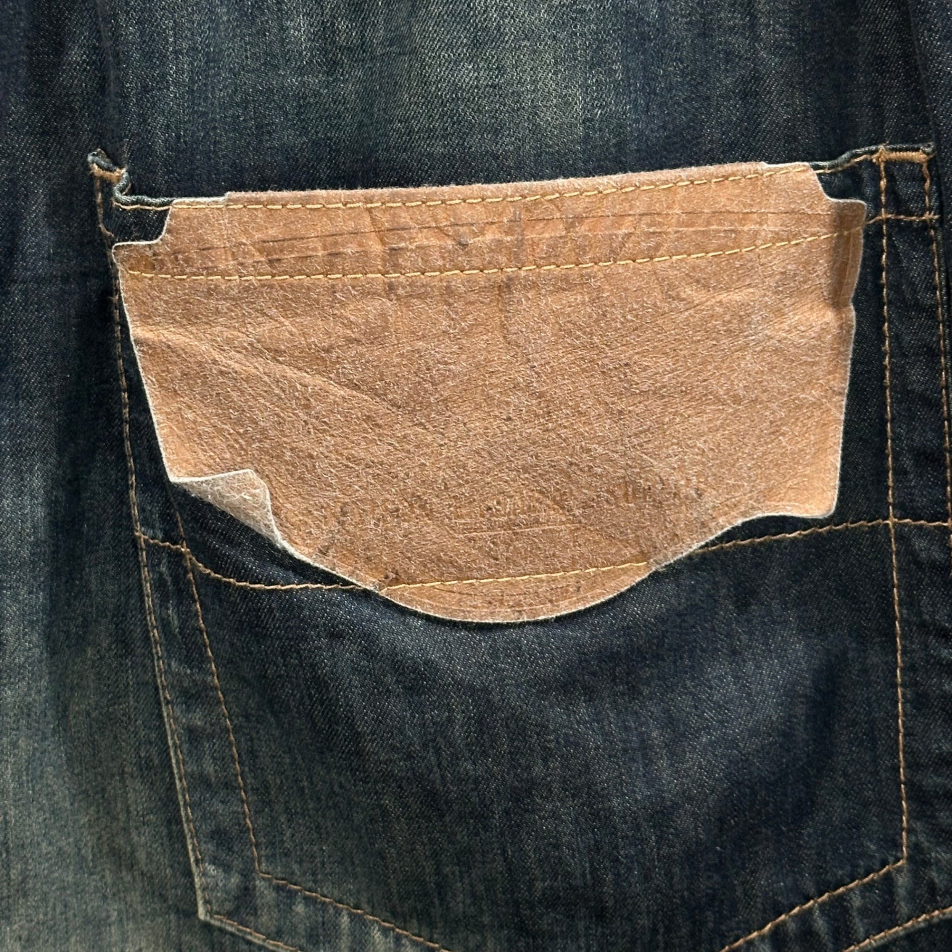 Maison MIHARA YASUHIRO(メゾンミハラヤスヒロ) 24AW LIGHT WIDE JEANS ライト ワイド ジーンズ デニム J13PT123 44 インディゴ バギー パンツ