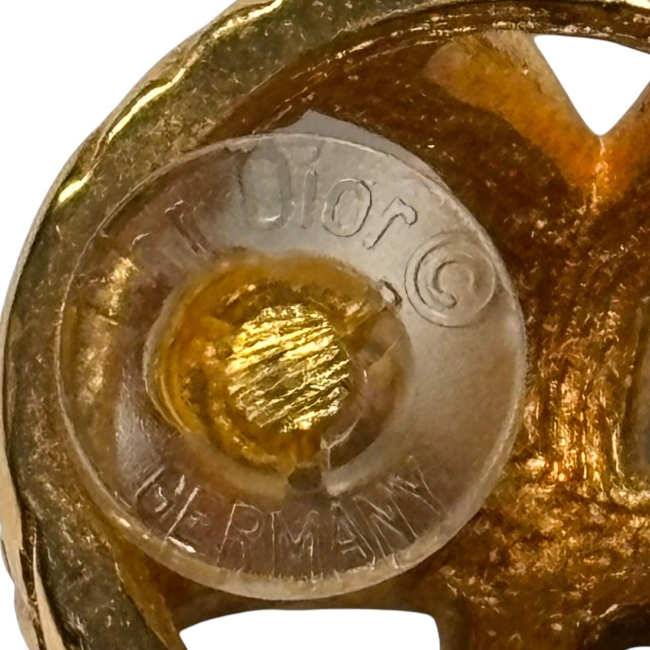 Christian Dior(クリスチャンディオール) GERMANY made vintage gold cross earrings ドイツ製 ヴィンテージ ゴールド クロス イアリング ゴールド アクセサリー