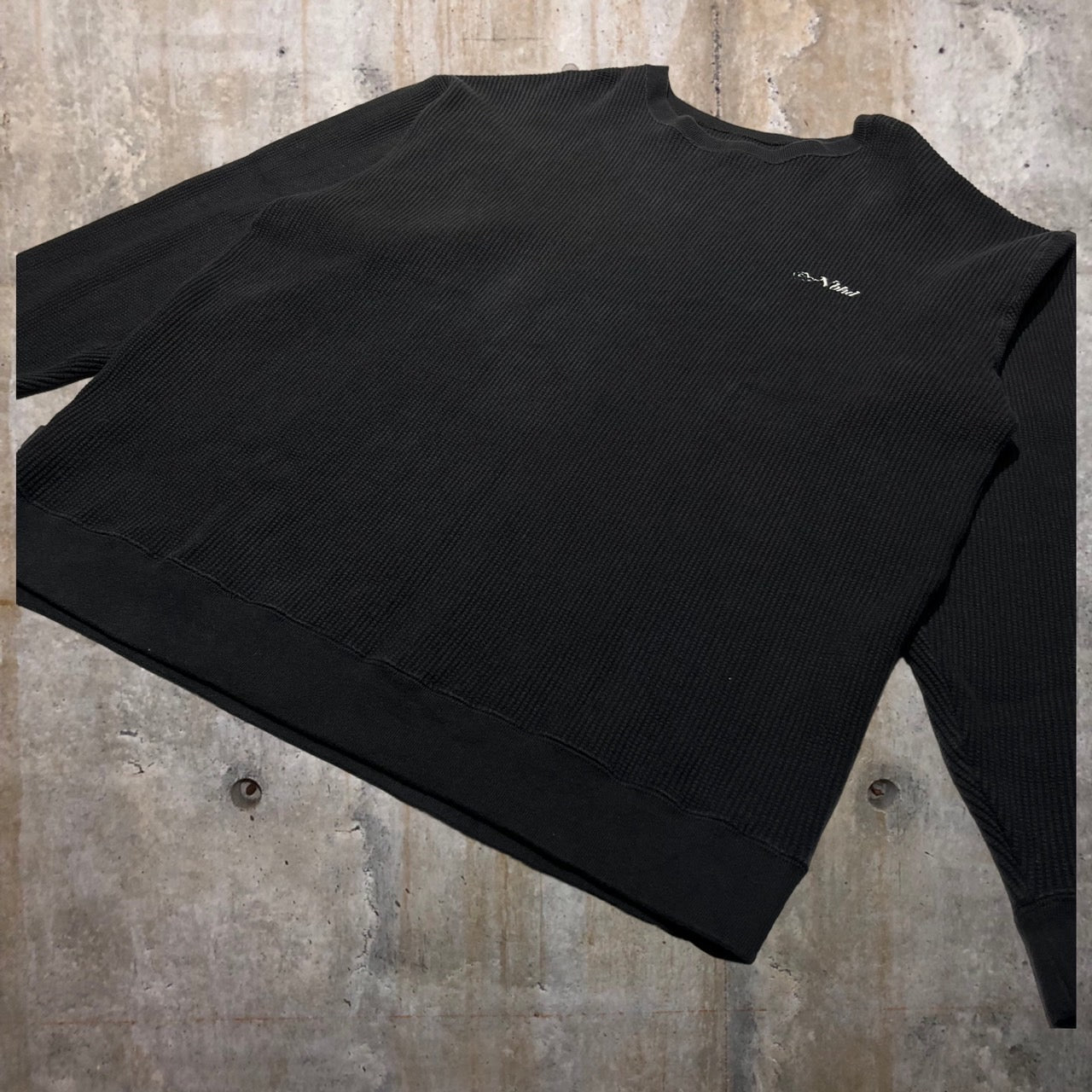 NEIGHBORHOOD(ネイバーフッド) 21AW WAFFLE/C-CREW.LS/ワッフルスウェット/カットソー 212OKNH-CSM02 L ブラック