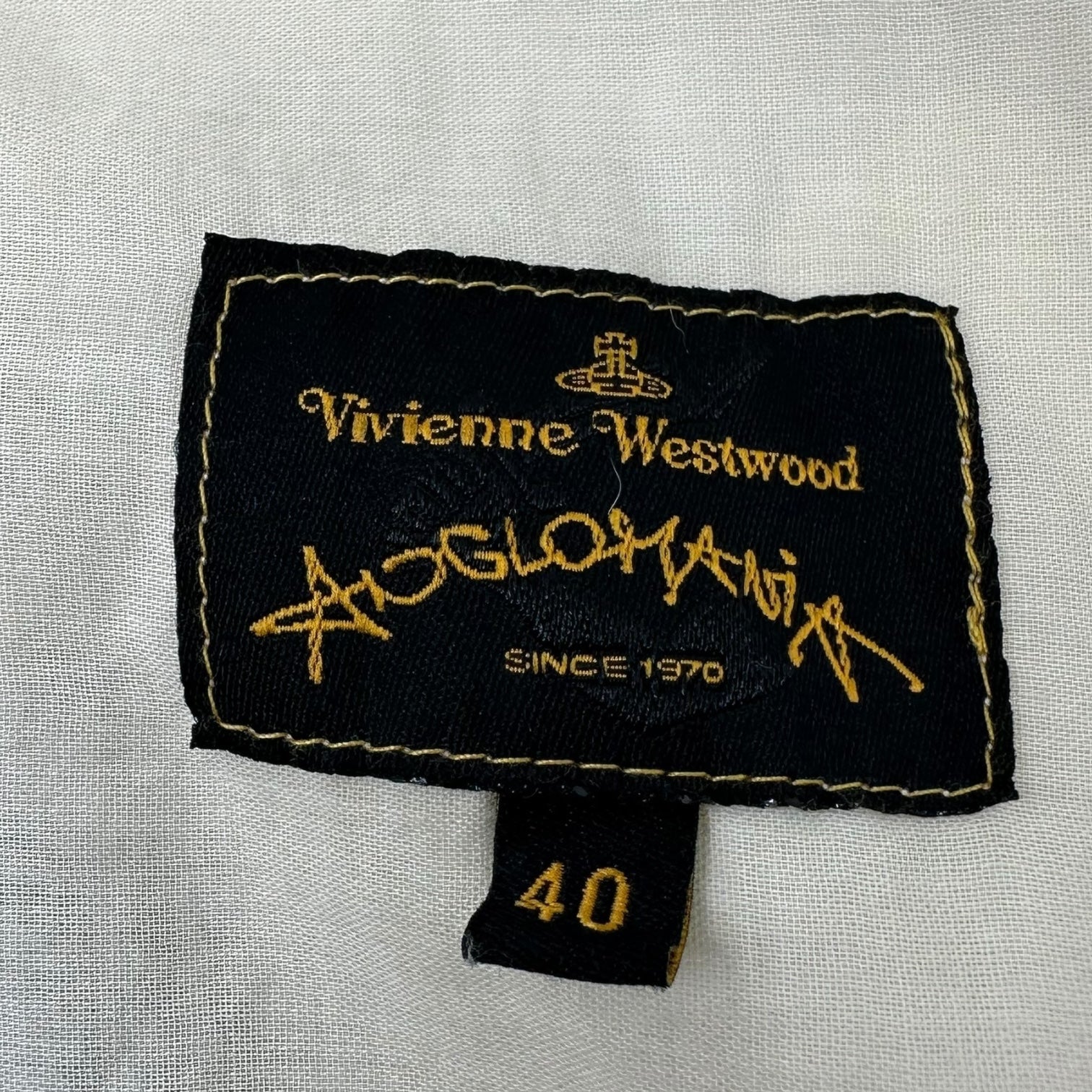 Vivienne Westwood ANGLOMANIA(ヴィヴィアンウエストウッドアングロマニア) 90's~00's Design Neck Sleeveless Gathered Flare Dress デザイン ネック ノースリーブ ギャザー フレア ワンピース 40(L程度) ホワイト