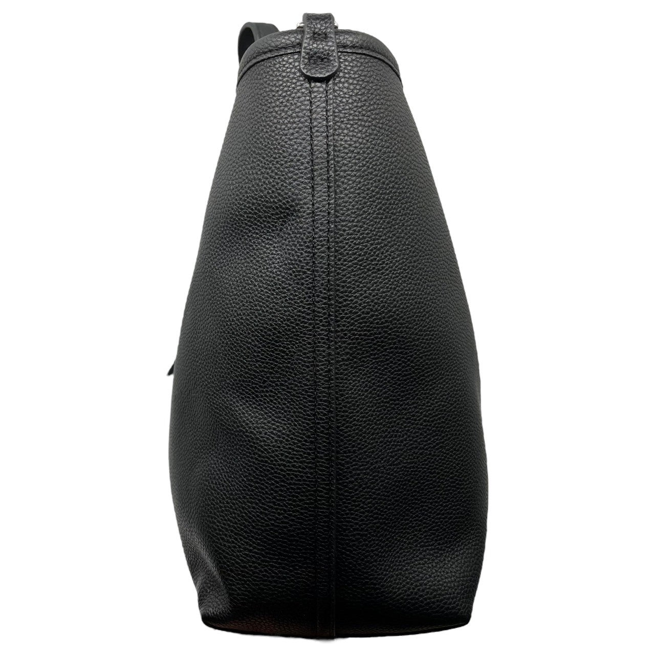 EMPORIO ARMANI(エンポリオアルマーニ) 2WAY トートバッグ エコレザー A4収納 ショルダー ストラップ ブラック 補修跡有