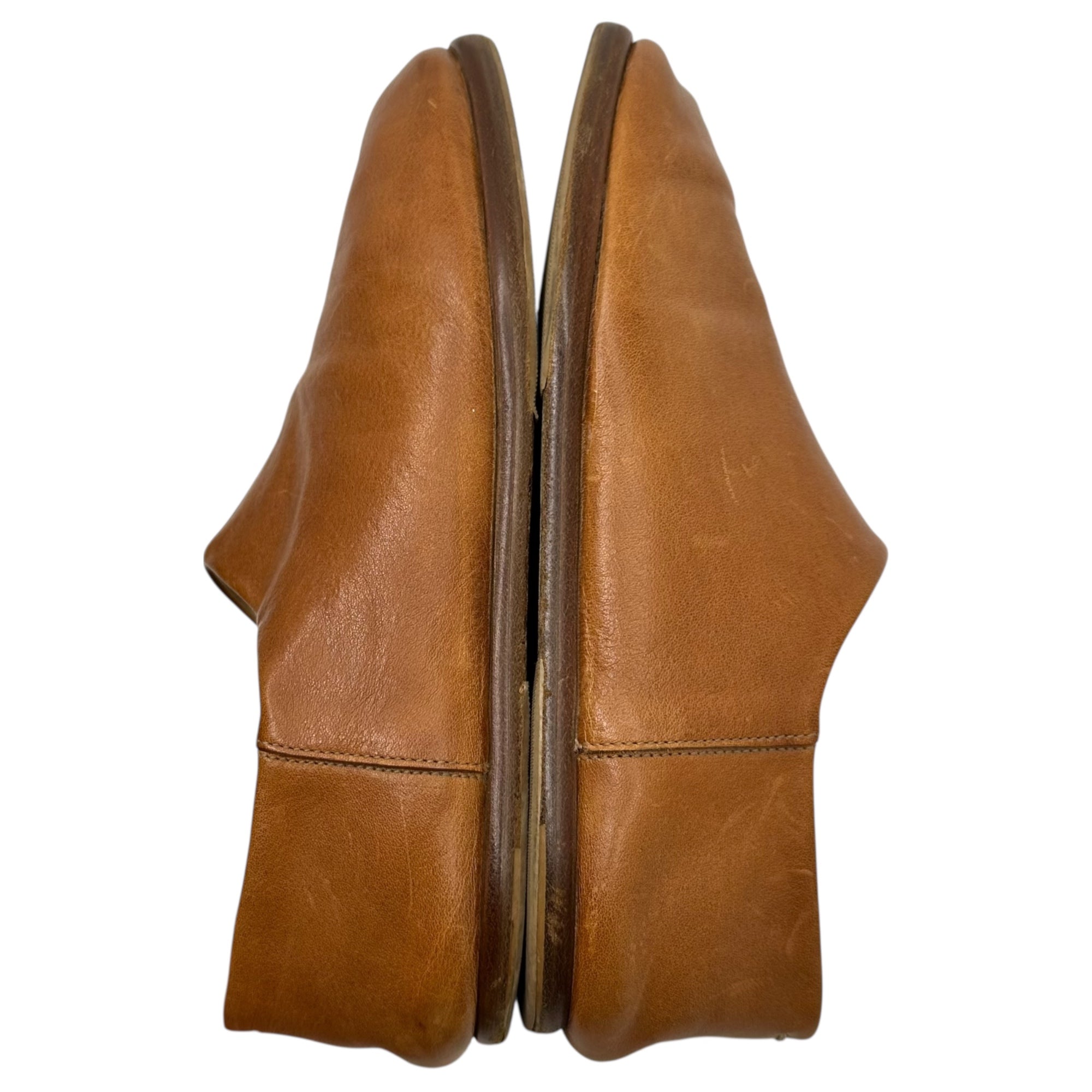MAISON MARGIELA(メゾンマルジェラ) Tabi Babouche 足袋 バブーシュ レザー スリッポン 41(26.5cm程度) キャメル