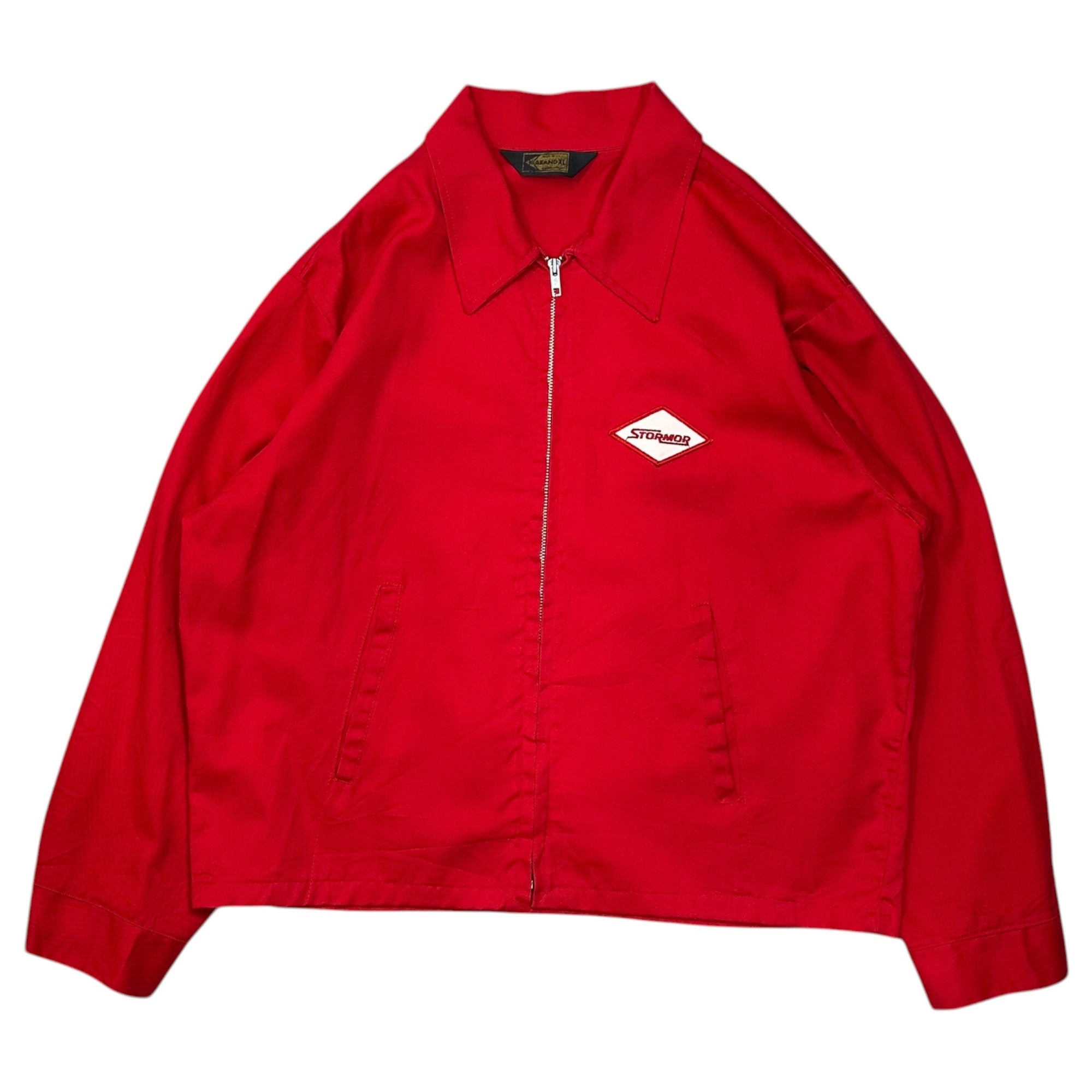 K-BRAND(ケーブランド) 80's STORMOR Swing top 80年代 ストーマー ワッペン スイングトップ ワークジャケット XL レッド