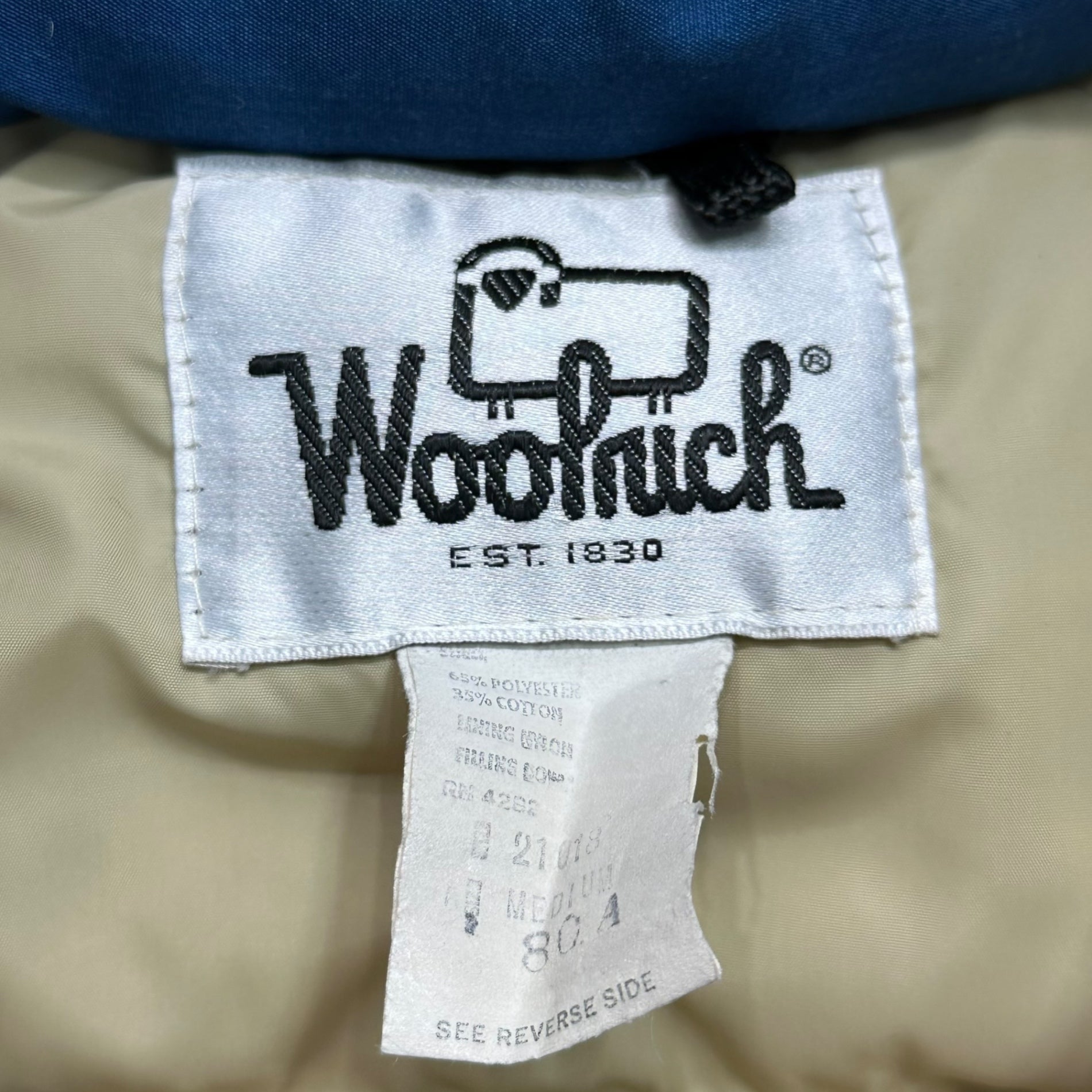 WOOLRICH(ウールリッチ) 70's 65/35 Hooded Down Jacket フーデッド ダウン ジャケット M ネイビー 70年代 ヴィンテージ