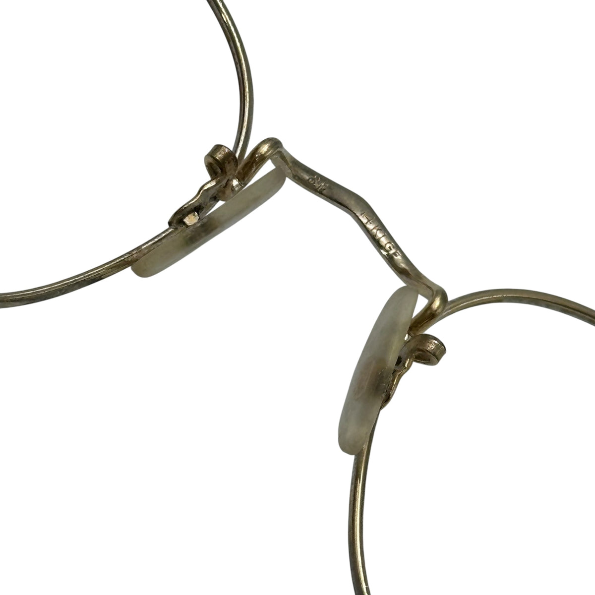 SAVILE ROW(サヴィル ロウ) 1970’s 14KT metal frame glasses GF メタル フレーム メガネ シルバー 眼鏡 70年代 ヴィンテージ