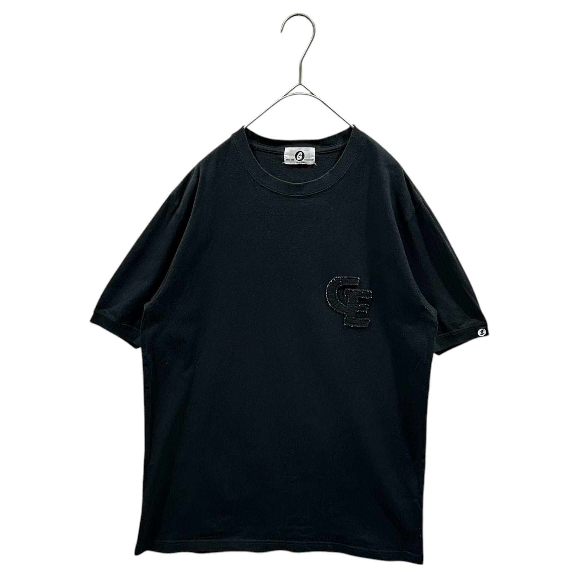 GOODENOUGH(グッドイナフ) 2015's Felt Logo S/S T-Shirt フェルト ロゴ 半袖 Tシャツ L ブラック×ホワイト
