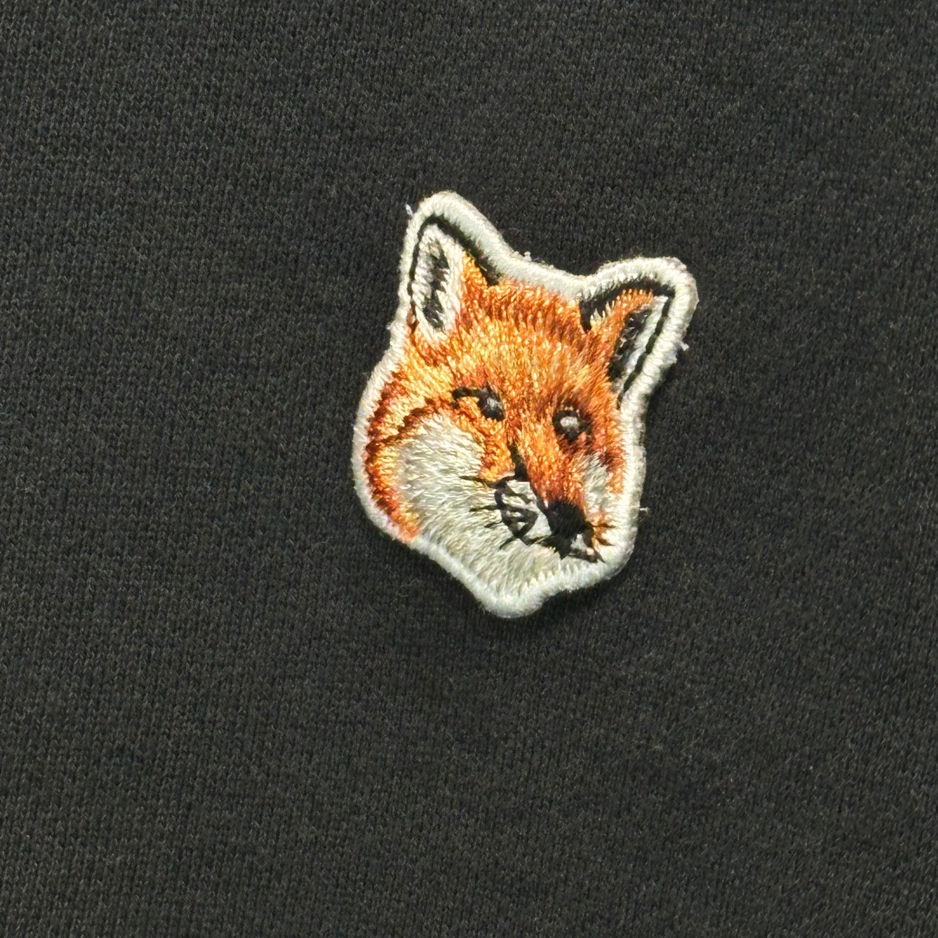 Maison Kitsune(メゾンキツネ) Fox Head Patch Comfort Sweatshirt フォックスヘッド パッチ コンフォート スウェットシャツ AW00303KM0001 M ブラック