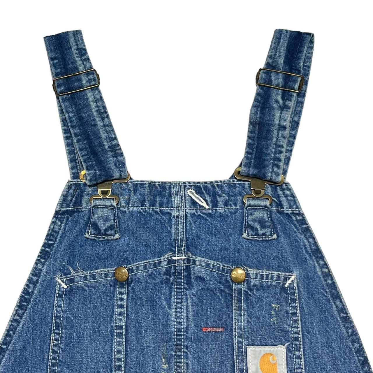 carhartt(カーハート) Denim overalls デニム オーバーオール 表記無し(XL程度) インディゴ ツナギ