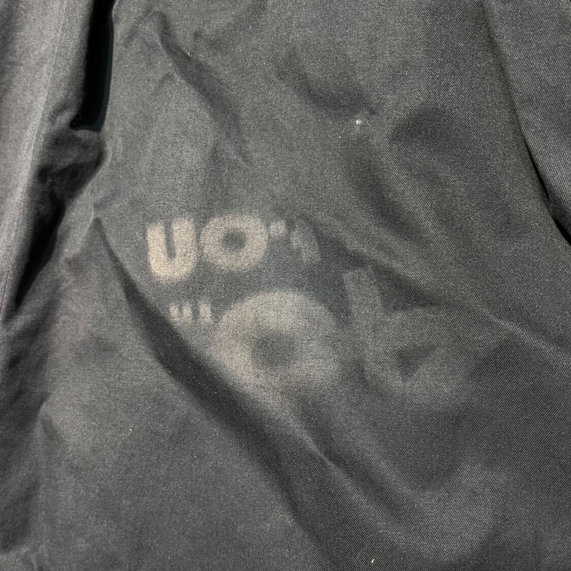 Balise-U(バリーズユー) VINTAGE leather collar trench coat ヴィンテージ レザー カラー トレンチコート ブラック JAPAN VINTAGE