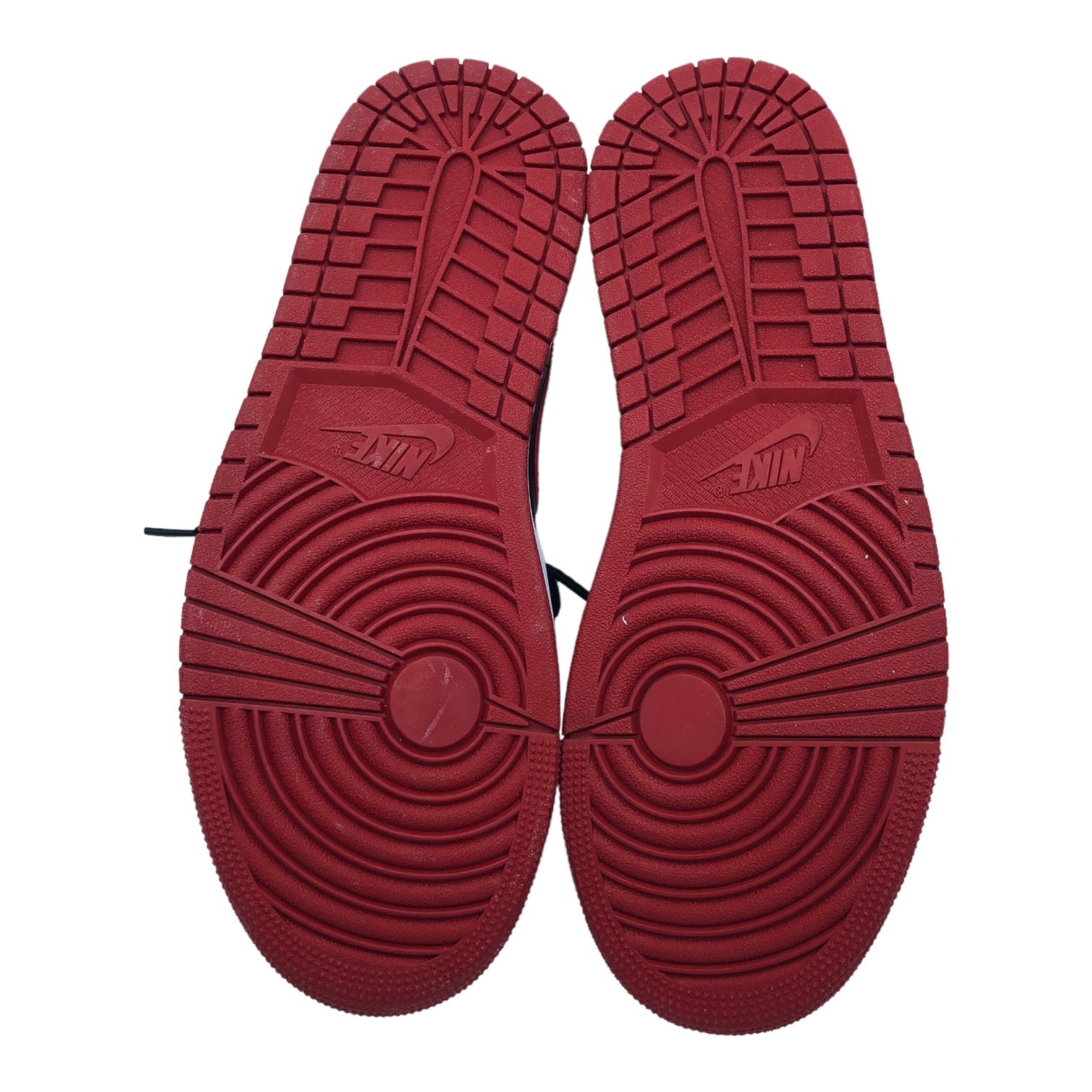 NIKE(ナイキ) Air Jordan 1 Mid "Bred" エア ジョーダン 1 ミッド ブレッド 554724-074 26cm ブラック×レッド スニーカー