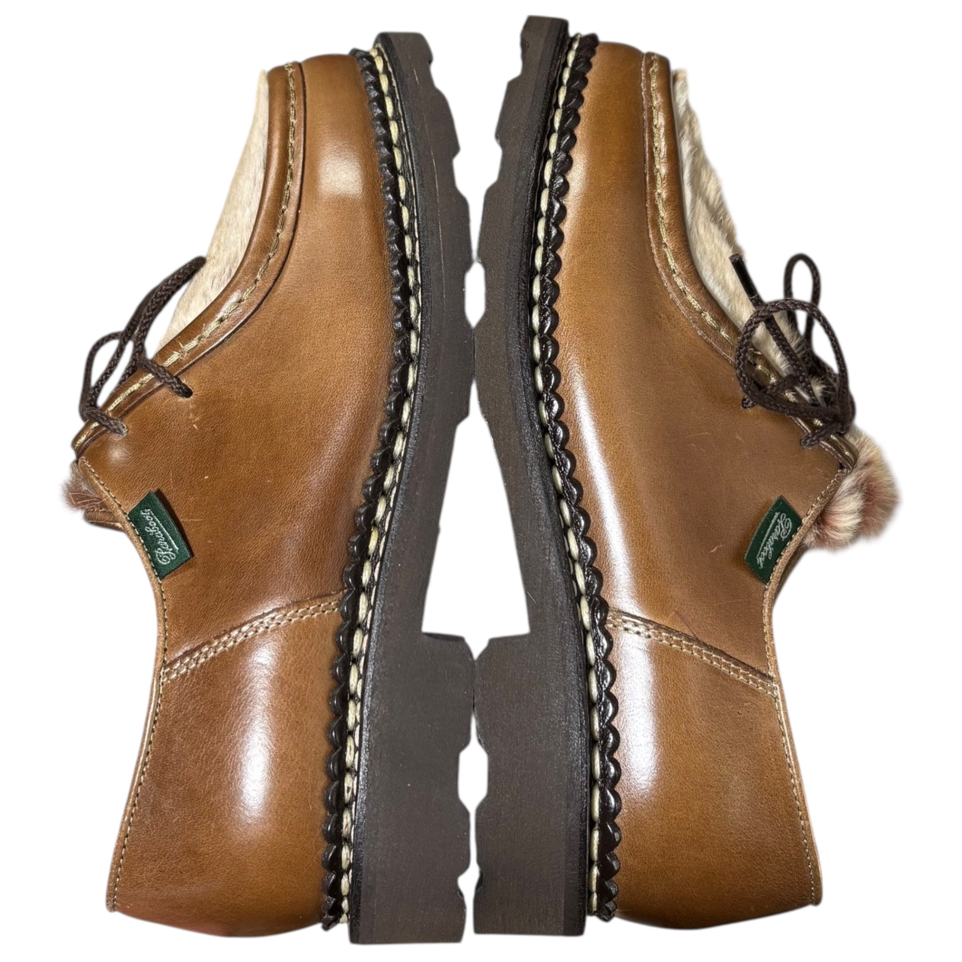 Paraboot(パラブーツ) Michael Lapin Tyrolean Leather Shoes ミカエル ラパン チロリアン レザー シューズ 130472 3.5(23cm相当) マロン(ブラウン)