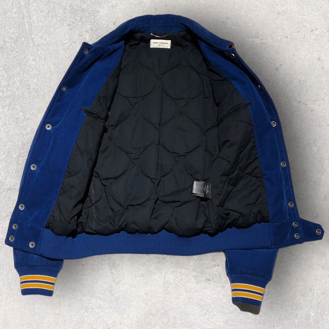 Saint Laurent(サンローラン) 17AWコーデュロイブルゾン 485686 Y006R 44(Mサイズ程度) ブルー