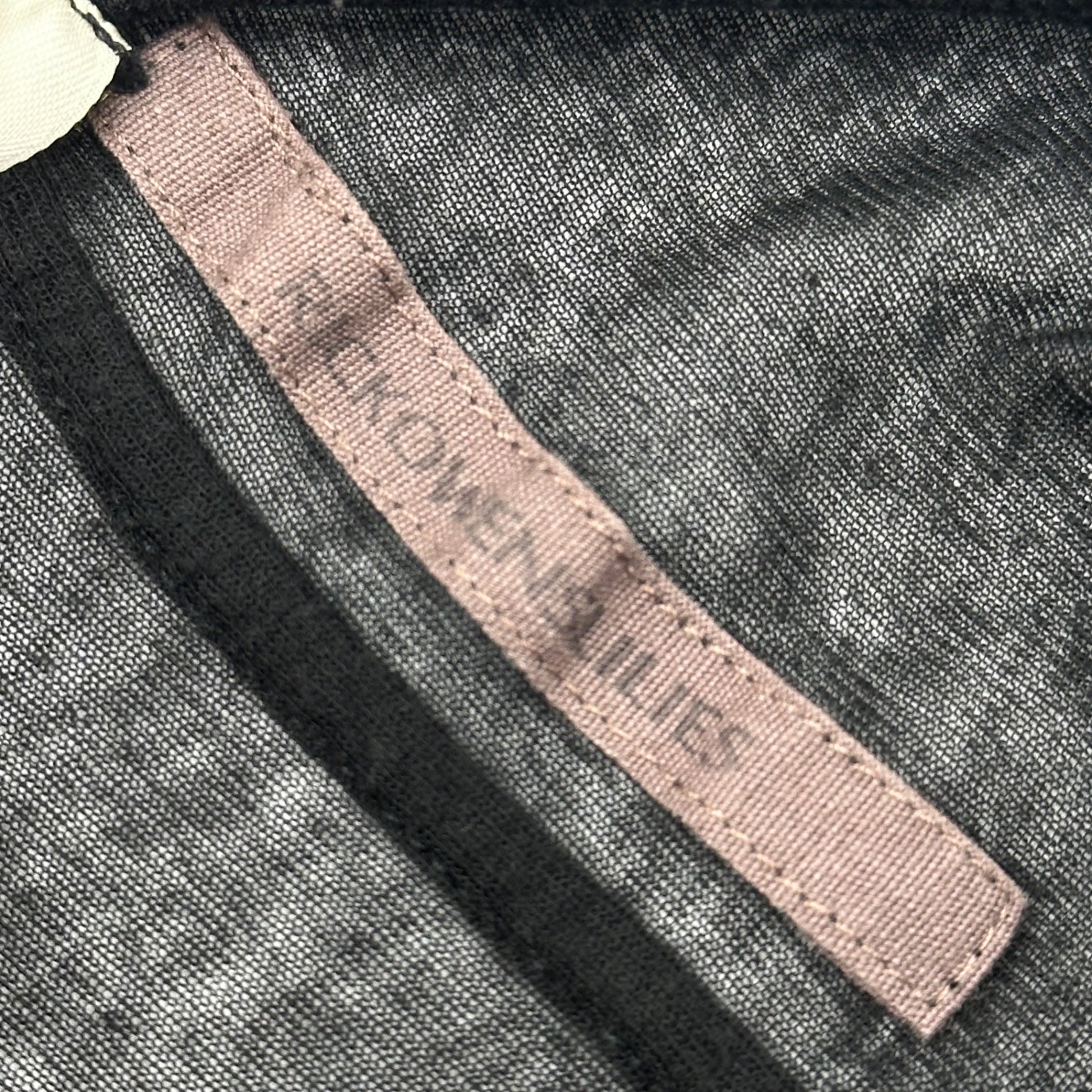 Rick Owens(リックオウエンス) 18SS Deep V-Neck Sheer Super Long Sleeve Knit Top 深 Vネック シアー スーパーロング スリーブ カットソー LI18S9108-R 38(M程度) ブラック LILIES