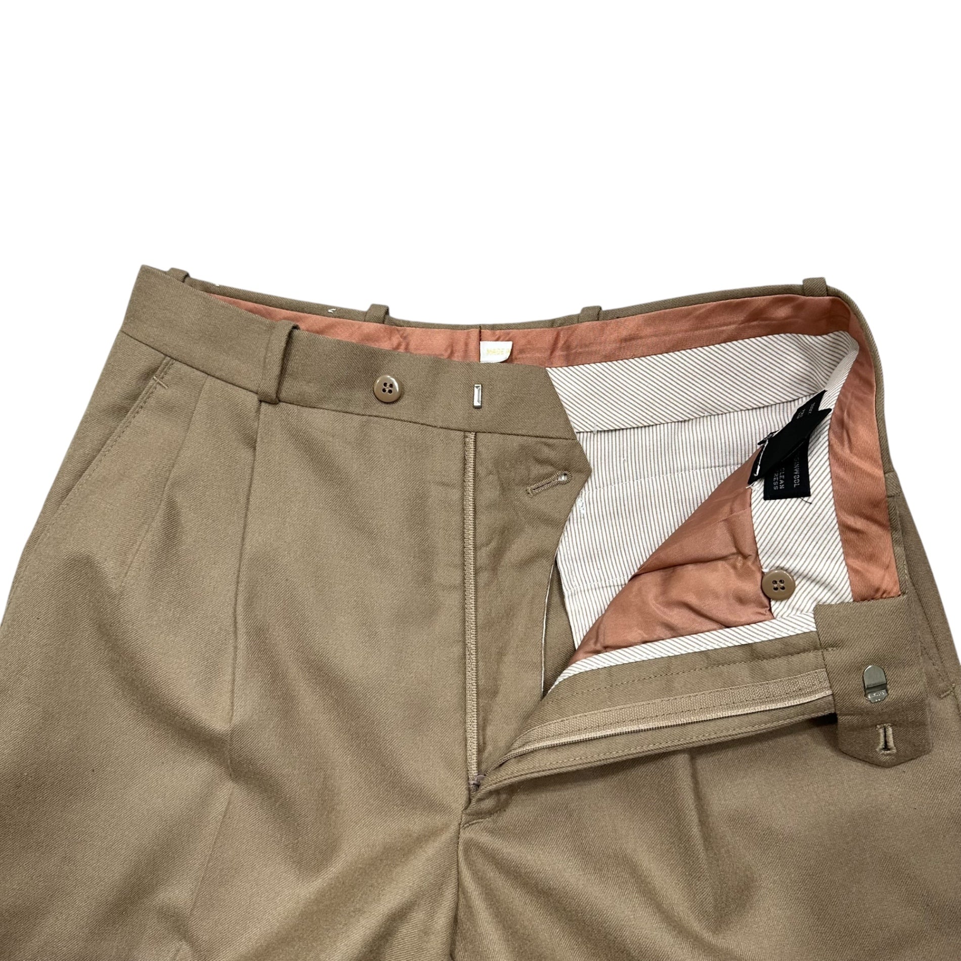GIVENCHY(ジバンシィ) 00's 2-pleat wool slacks 2タック ウール スラックス 7771028 29 ベージュ