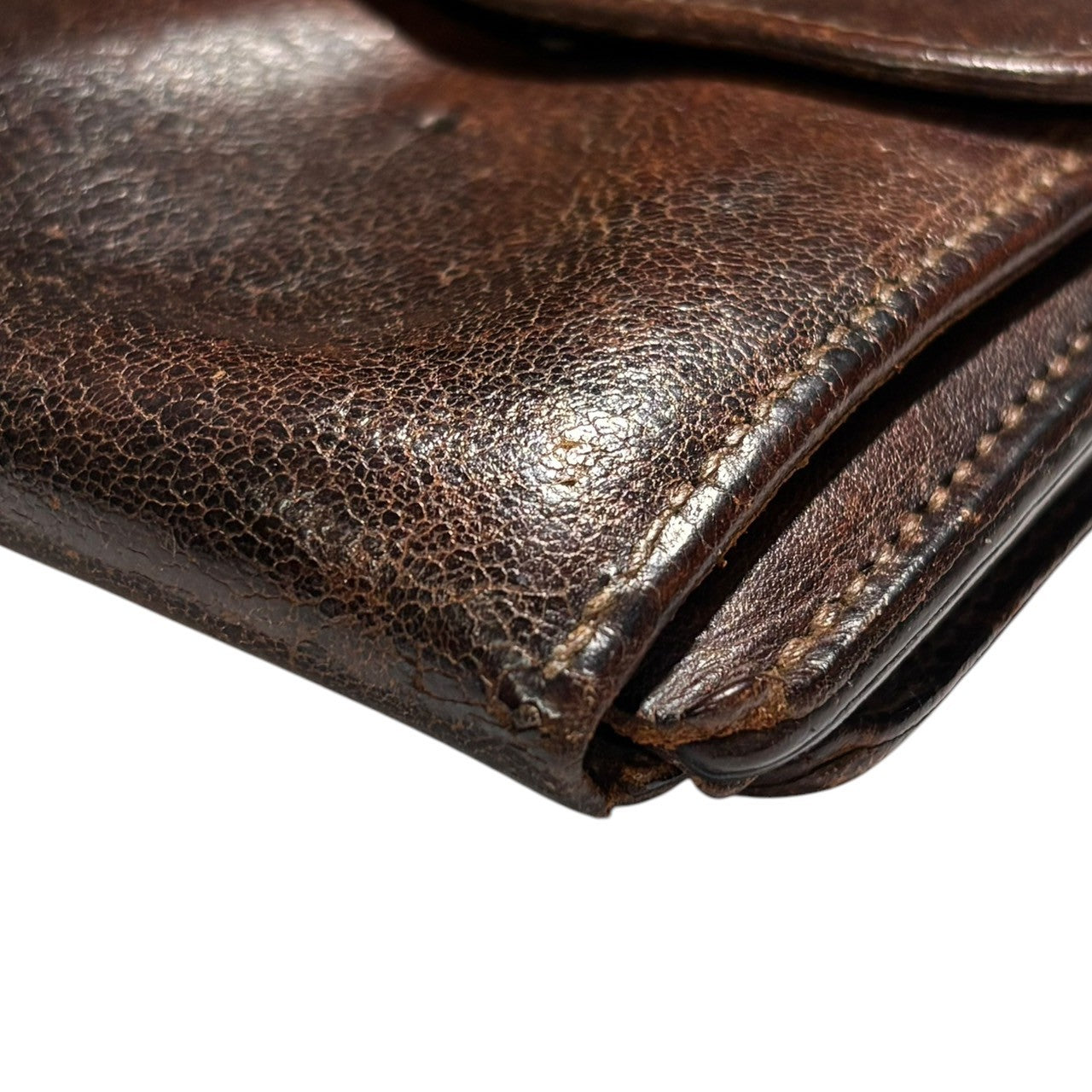 goro's(ゴローズ) Indian Concho Saddle Leather Bifold Wallet インディアン コンチョ サドルレザー 2折り財布 ブラウン コンパクト ウォレット