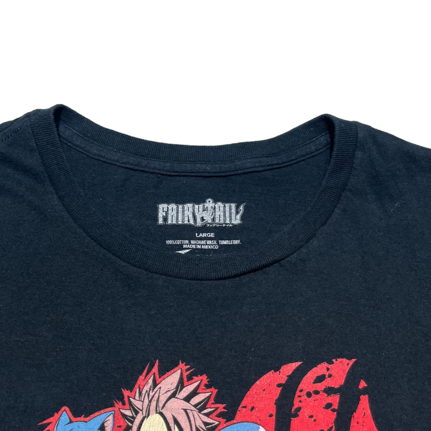 VINTAGE(ヴィンテージ) 00's FAIRYTAIL T-SHIRT フェアリーテイル Tシャツ L ブラック