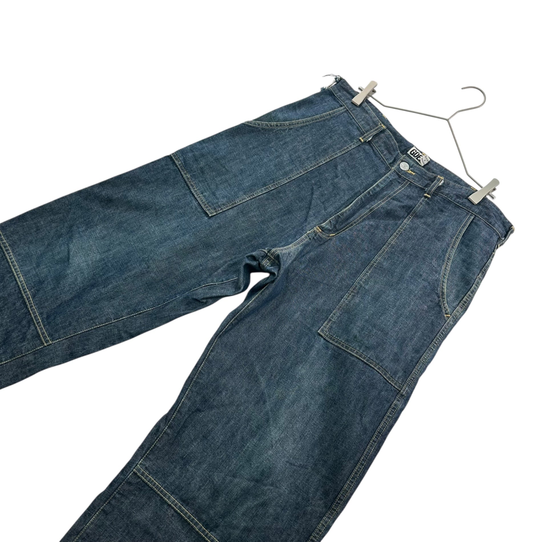 GOODENOUGH(グッドイナフ) 00's Denim Painter Pants デニム ペインター パンツ XL インディゴ