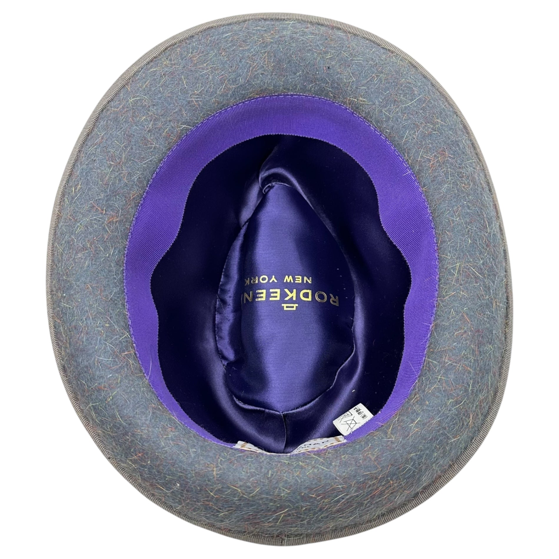 RODKEENAN(ロッドキーナン) Foldable Wool Hat 中折れ ウール ハット フェルト ブルーグレー 帽子