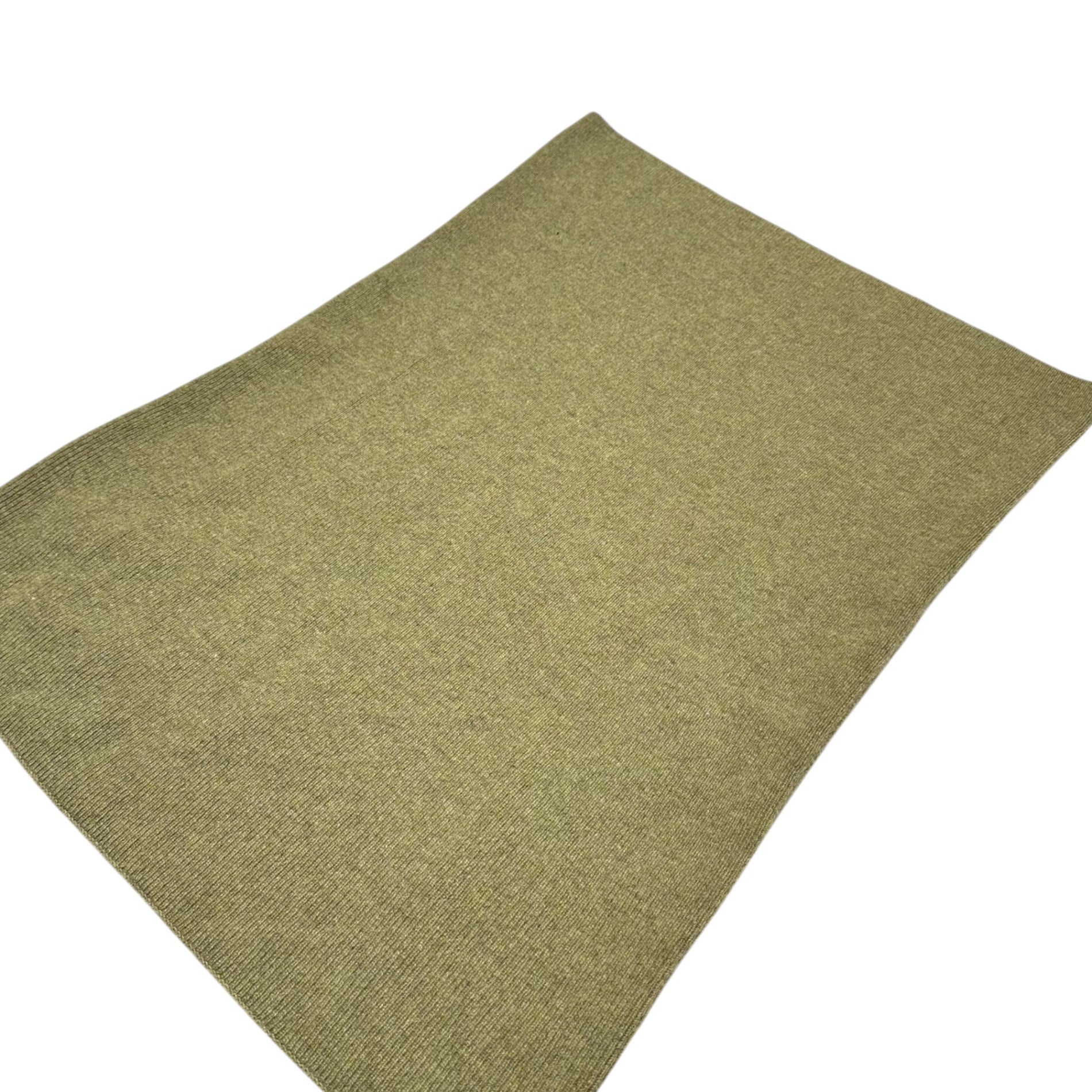 YOHJI YAMAMOTO(ヨウジヤマモト) Wool Rib Snood ウール リブ スヌード カーキ ネックウォーマー