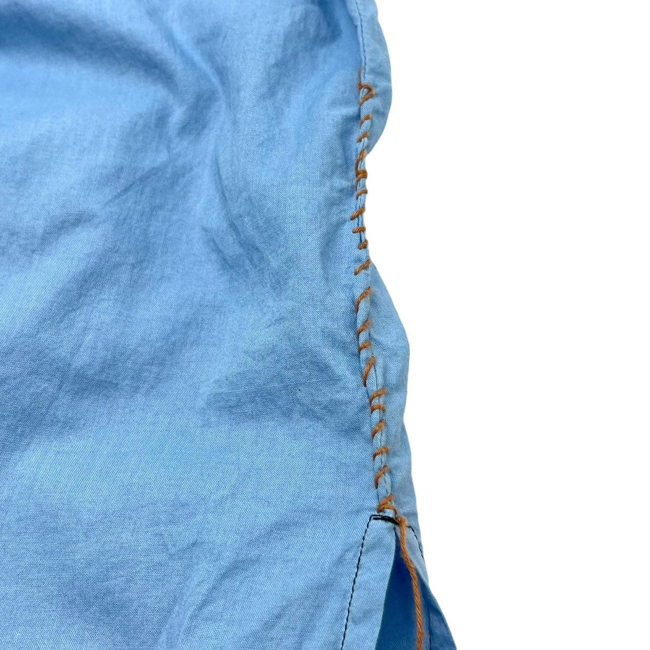 SUNSEA(サンシー) 2024 29th SHRINKAGE COTTON BIG SHIRT シュリンゲージ コットン ビッグ シャツ SUNSEA2912 2(M) サックスブルー