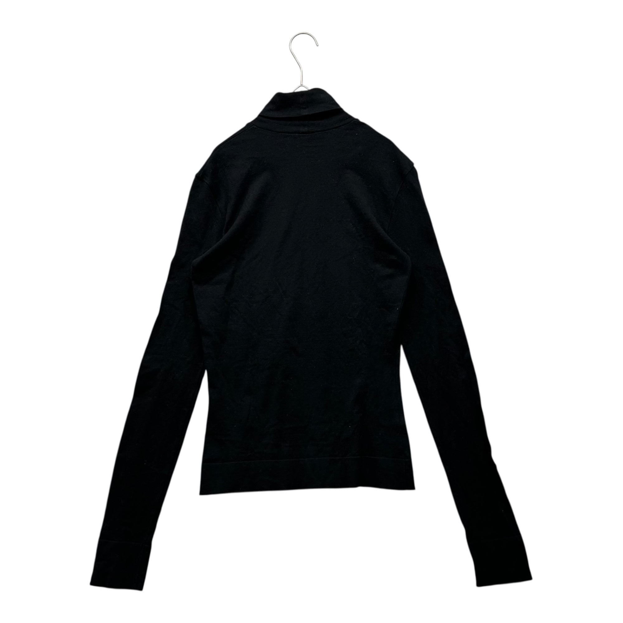 CALVIN KLEIN 205W39NYC(カルバンクライン) Turtleneck Cotton Knit Top タートルネック コットン カットソー 2053421 XS ブラック