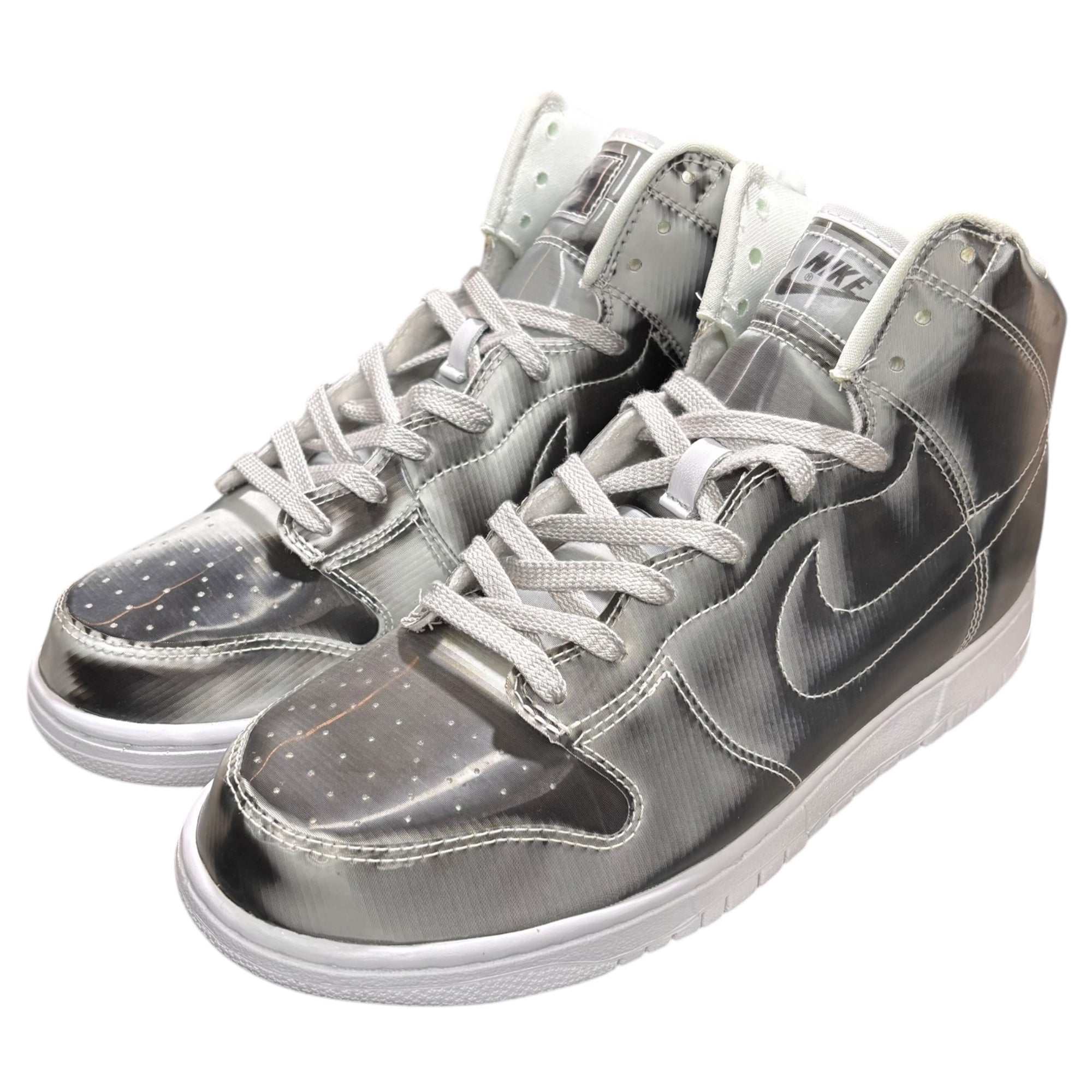 NIKE(ナイキ) Dunk High Silver/Flux ダンクハイ シルバー スニーカー DH4444-900 27.5cm シルバー CLOT(クロット)