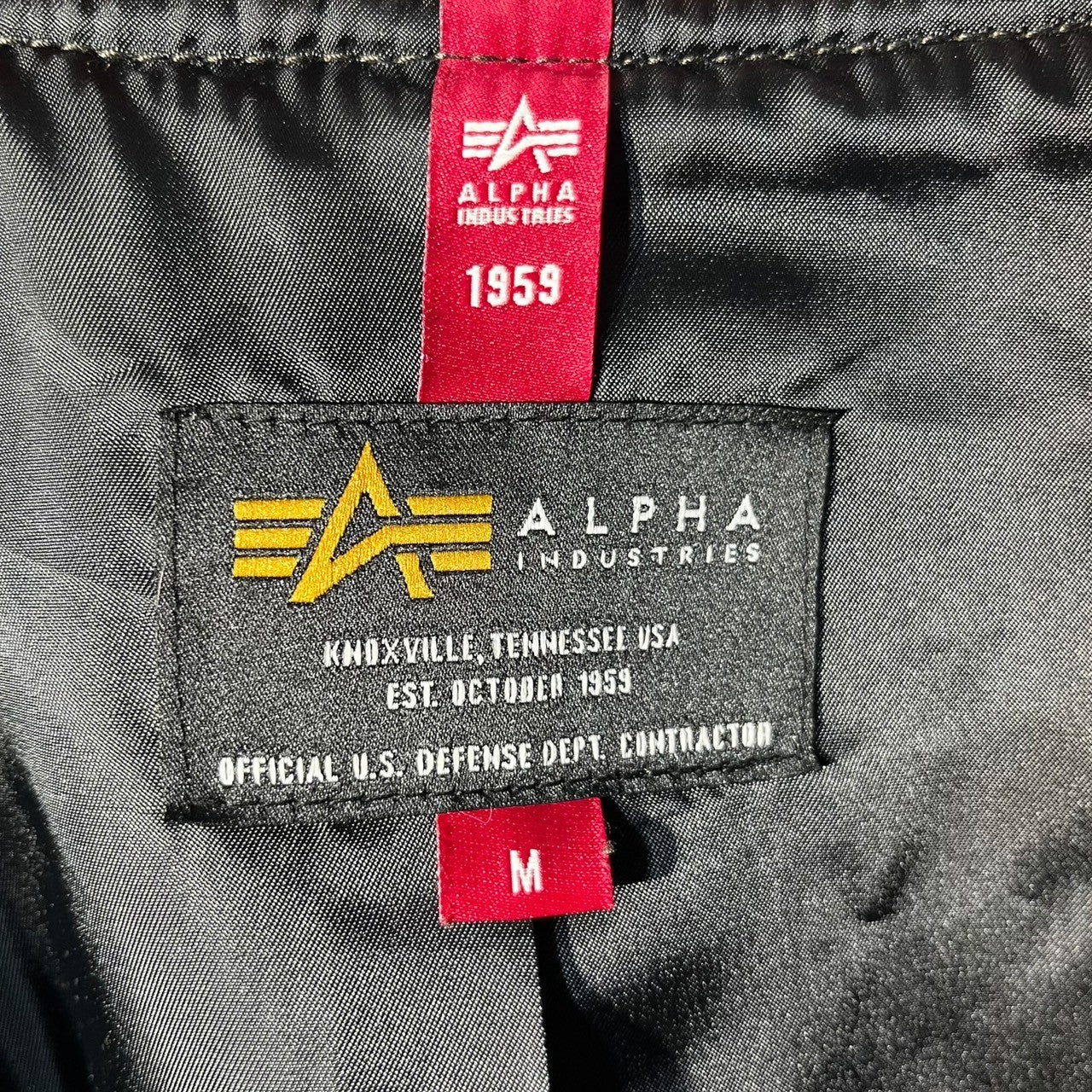 ALPHA INDUSTRIES(アルファ インダストリーズ) faux leather blouson フェイク レザー ブルゾン ジャケット 合皮 TA1549-068 M ブルゾン
