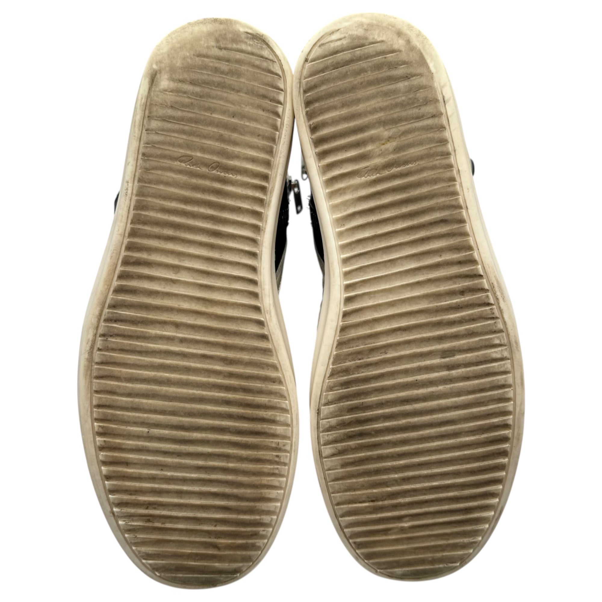 Rick Owens(リックオウエンス) 22SS GEOBASKET ジオバスケット RU01B1894 LRO 9111 43 ブラック×ホワイト ハイカット スニーカー