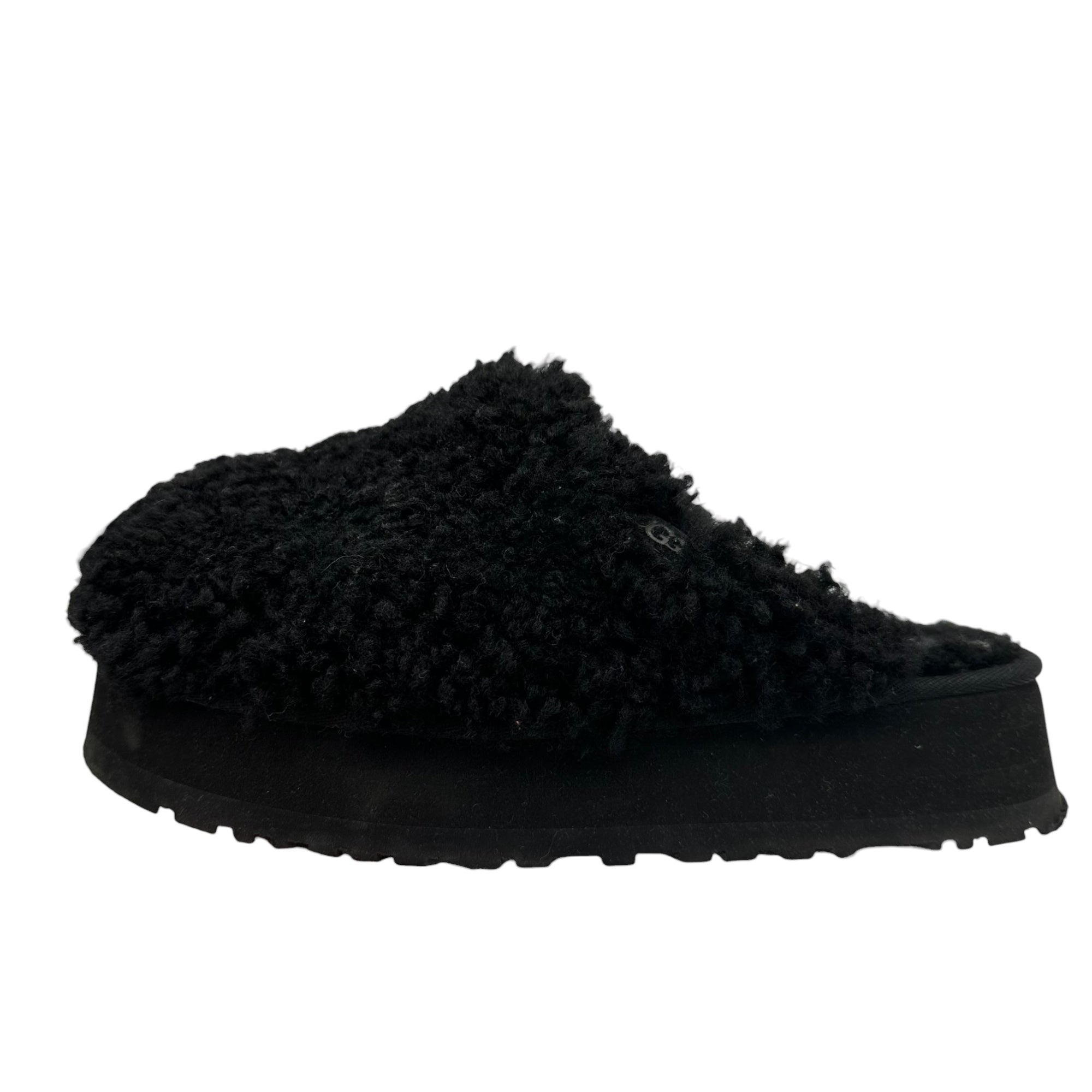 UGG(アグ) Maxi Curly Platform Sandal マキシ カーリー プラットフォーム サンダル S/N1133171 24 ブラック