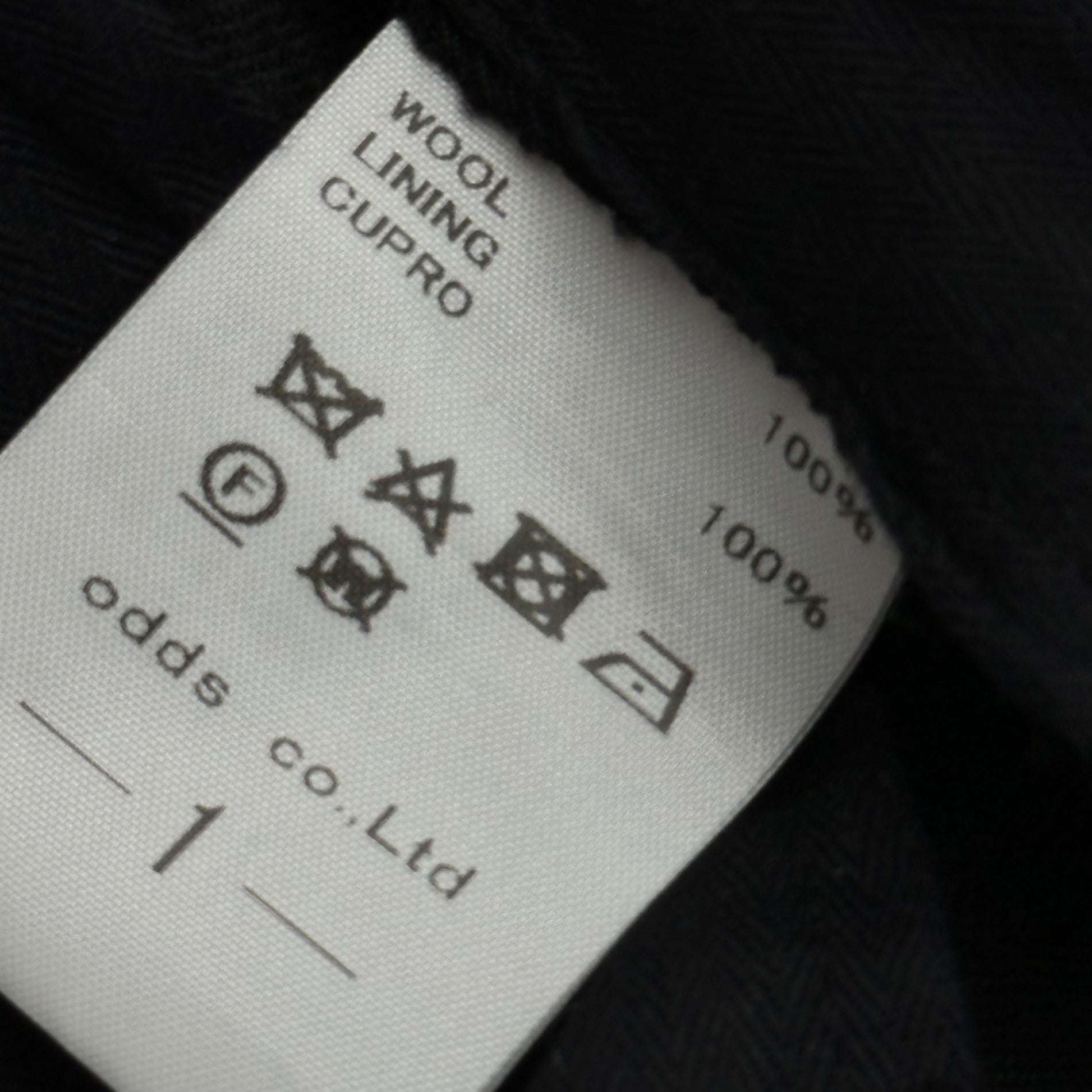 MAIN ATTRACTION(メインアトラクション) VITALE BARBERIS CANONICO Super 120’s Wool slacks ウール スラックス 4LI 9307 6004 1 ブラック パンツ