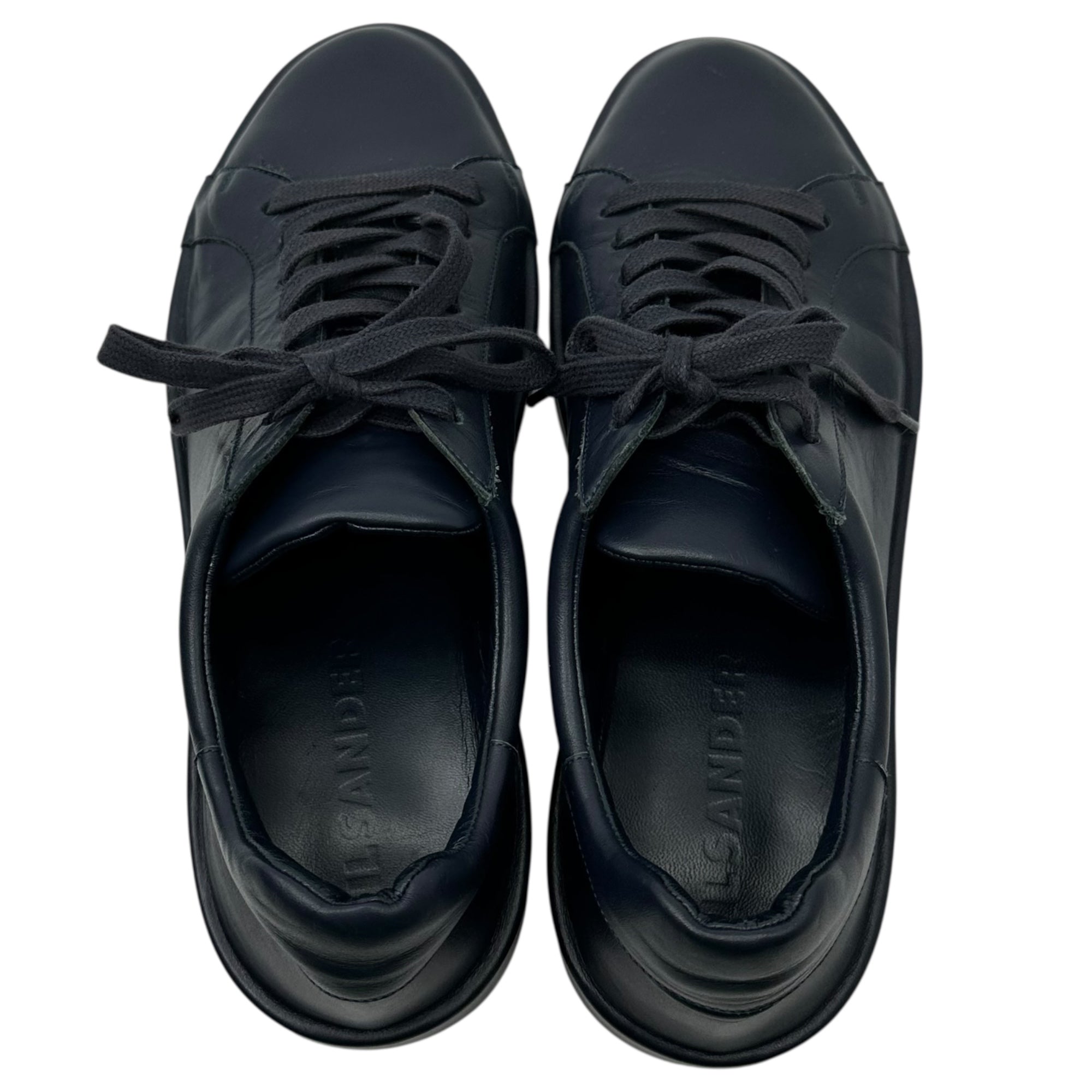 JIL SANDER(ジルサンダー) Leather Low-Cut Sneakers レザー ローカット スニーカー 40(26cm程度) ネイビー