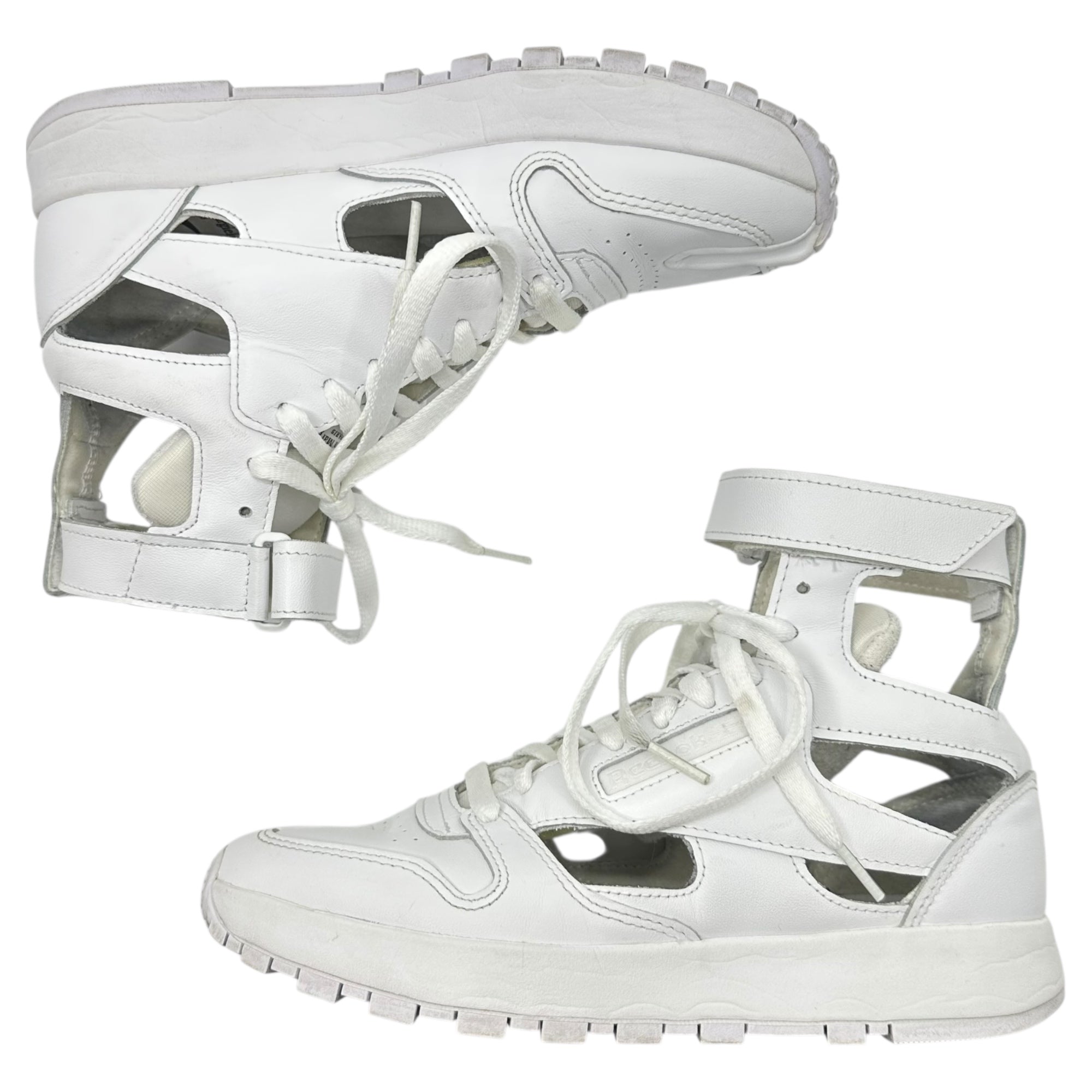 MAISON MARGIELA×Reebok(メゾンマルジェラ×リーボック) 21SS PROJECT 0 CL GL TABI 足袋 アンクル スニーカー GX5040 24cm ホワイト タビ ハイカット