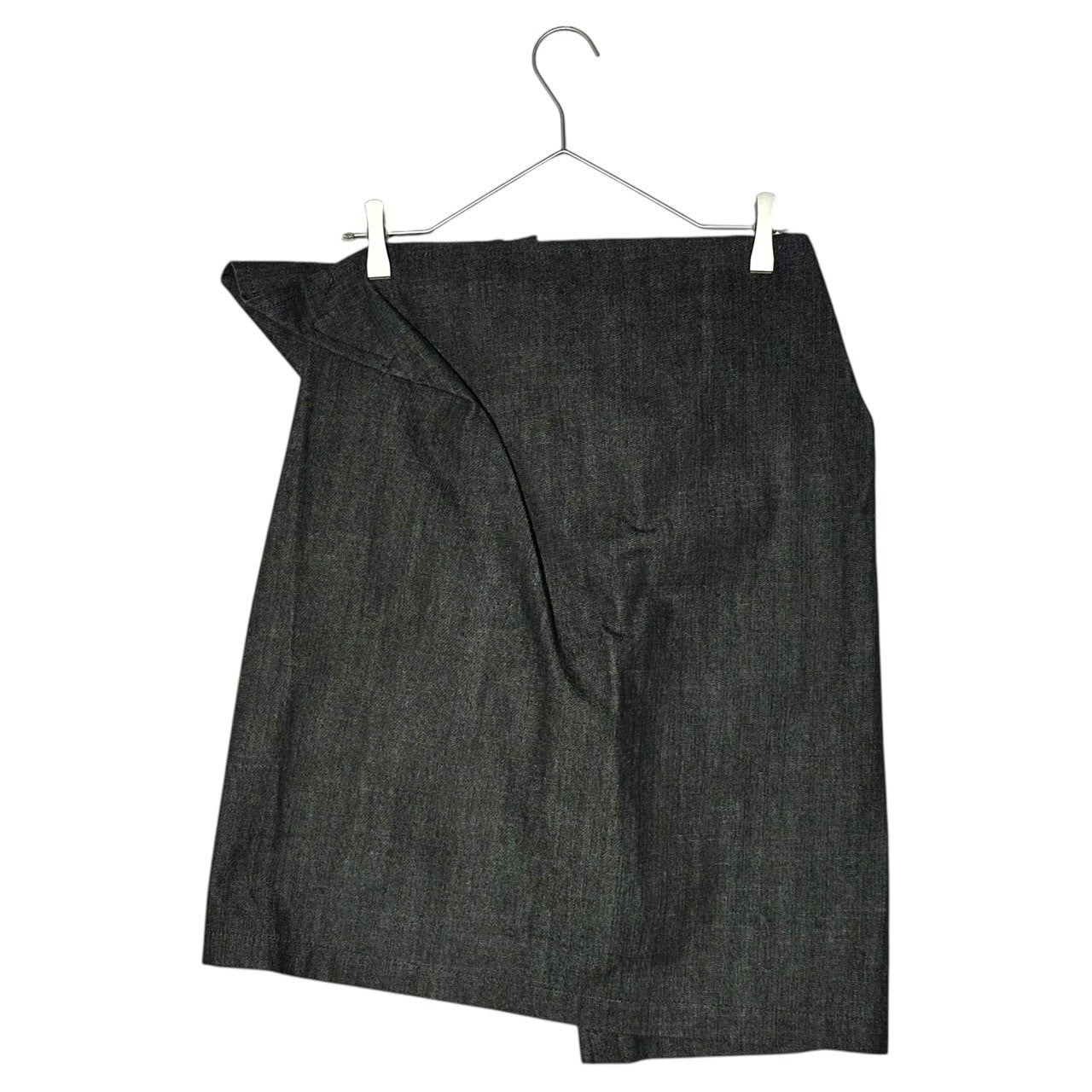 YOHJI YAMAMOTO NOIR(ヨウジヤマモトノアール) Zip Design Denim Skirt ジップデザイン デニム スカート NR-S09-013 3(L程度) ブラック