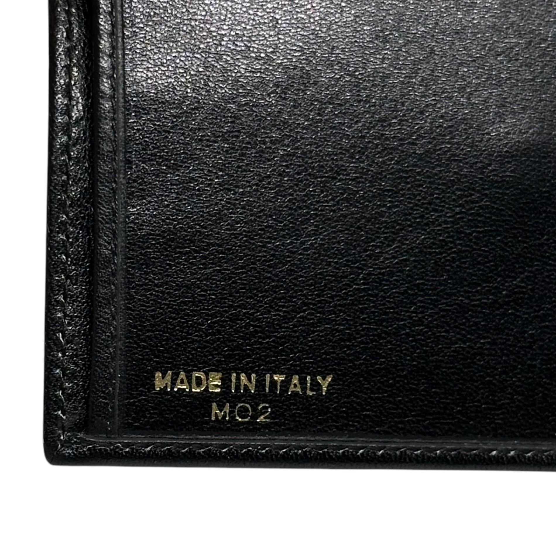 CELINE(セリーヌ) Vintage Trionf logo leather wallet ヴィンテージ トリオンフ ロゴ 金具 レザー 3つ折り 財布 M02 ブラック コンパクト ミニ OLD