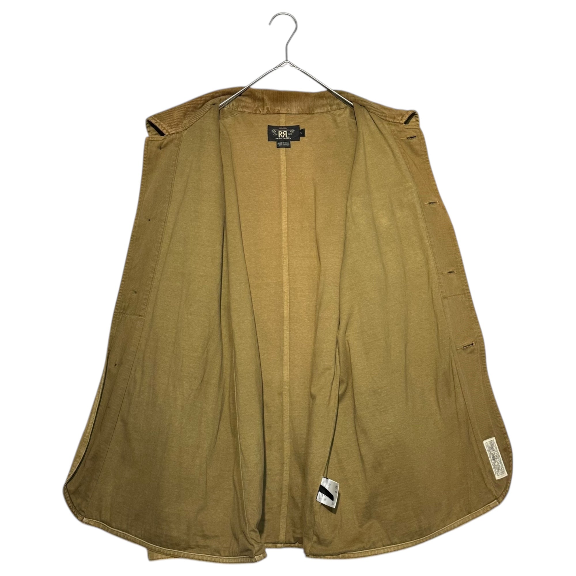 RRL(ダブルアールエル) Collar corduroy cotton hunting jacket コーデュロイ 襟 コットン ハンティング ジャケット 65392 S ブラウン