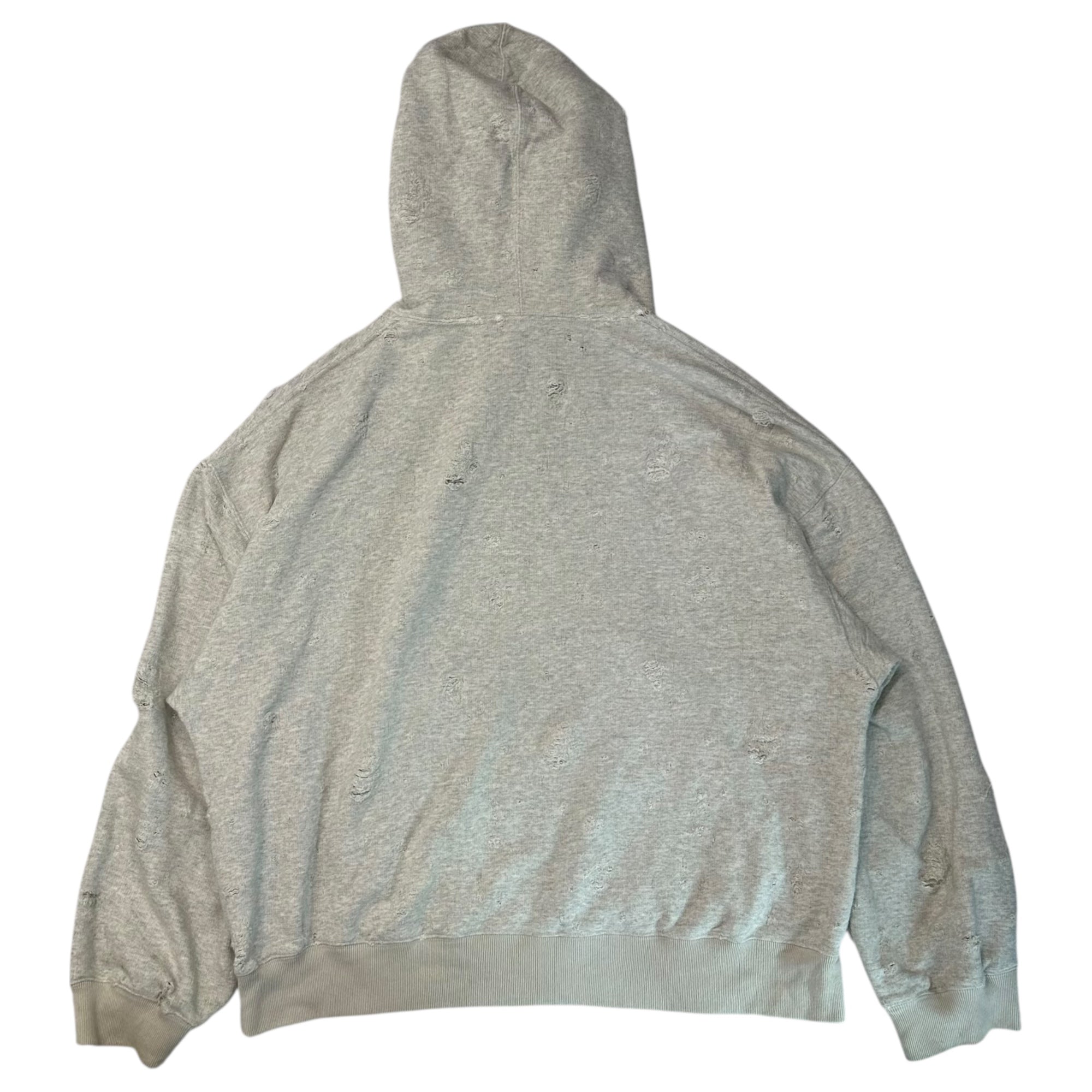 MAISON SPECIAL(メゾンスペシャル) Sweat Jacquard Prime-Over Pullover Hoodie スウェット ジャガード プライム オーバー プルオーバー フーディ パーカー 11241411306 2(M程度) ライトグレー
