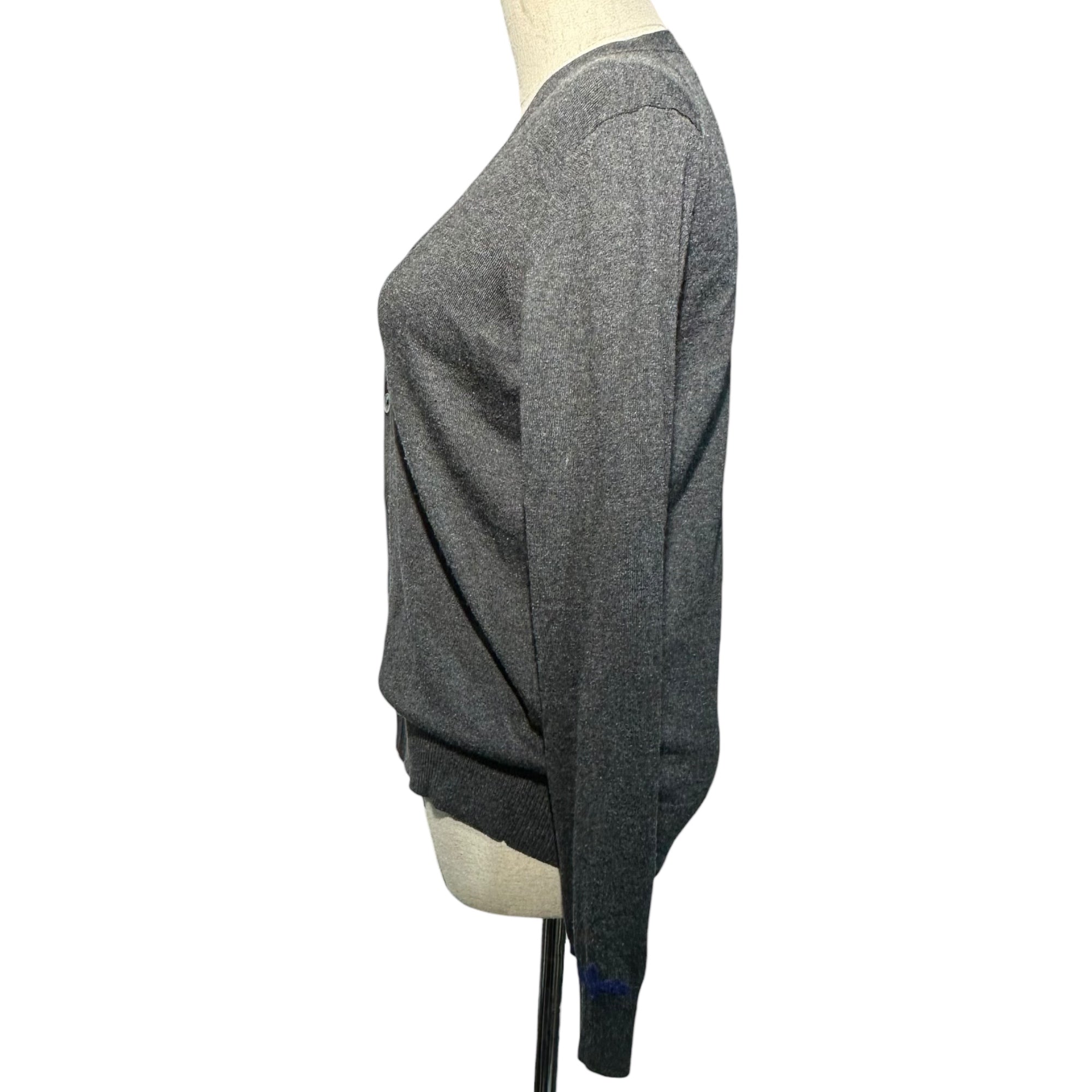 tricot COMME des GARCONS(トリココムデギャルソン) 14SS Silk Cashmere Button Cardigan シルク カシミヤ ボタン カーディガン TM-N002 FREE チャコールグレー AD2013